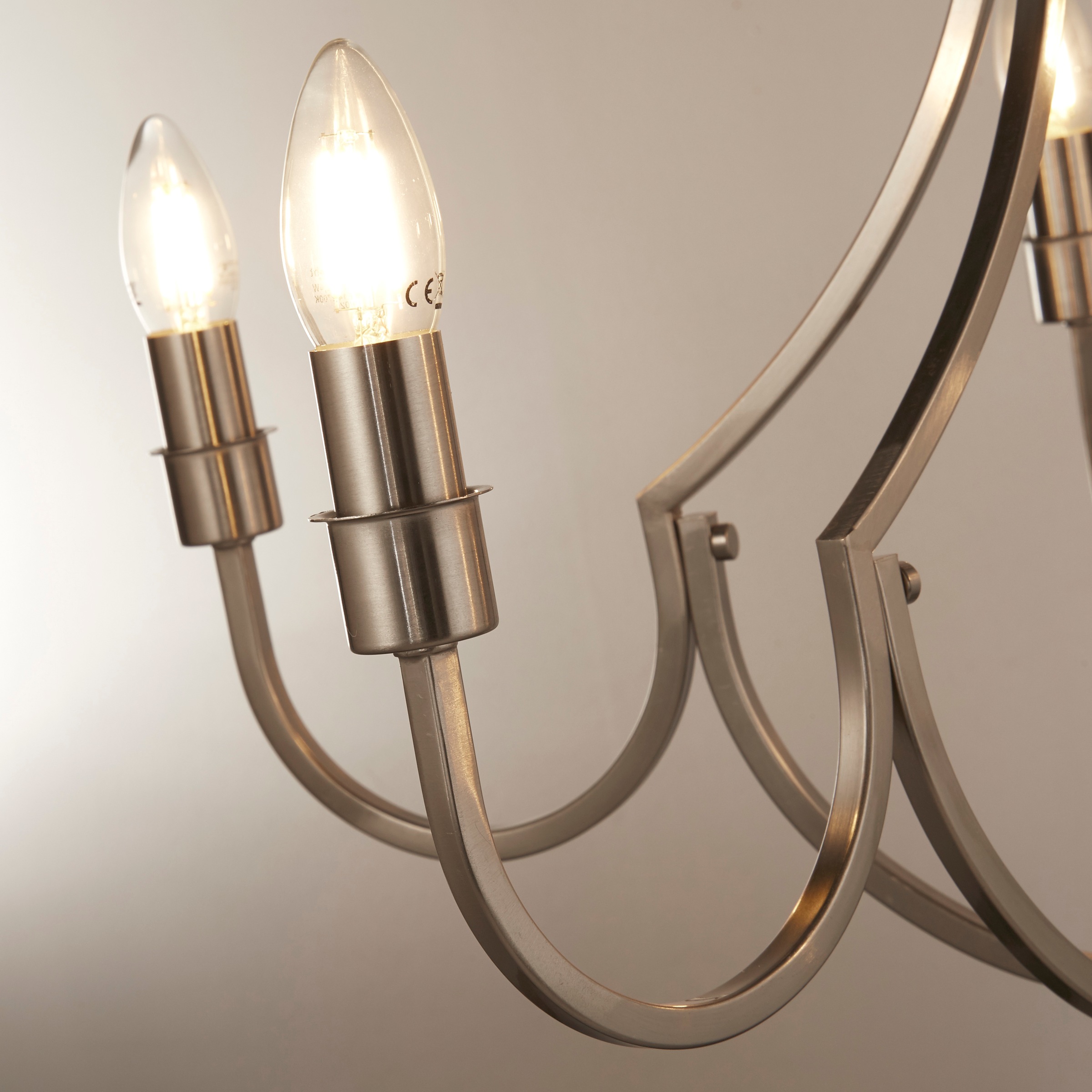 Searchlight Kronleuchter »Hängeleuchte Lodge, 5-flammig«, 5 flammig, Leuchtmittel E14 | ohne Leuchtmittel, Elegante Optik