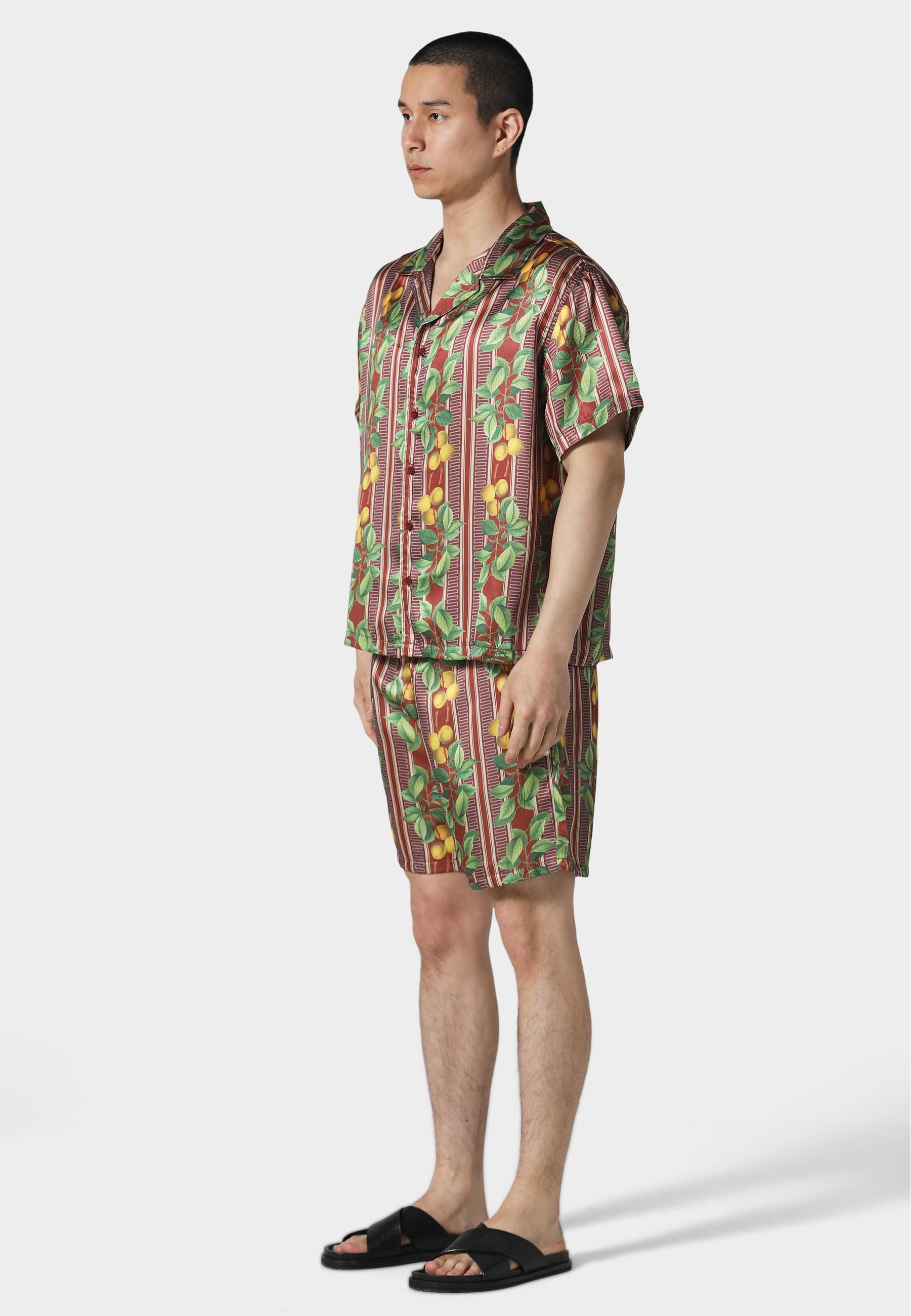 Pas De Monaco Langarmhemd »Pas De Monaco FRUITS CUBAN SHIRT«, (1 tlg.)