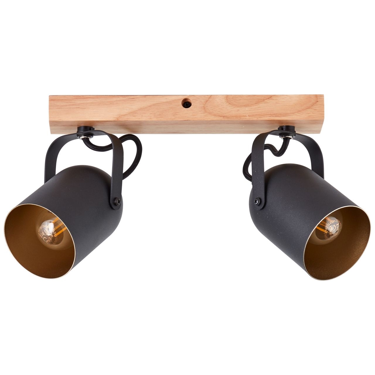 Brilliant Deckenstrahler »Tronte«, 2 flammig, Leuchtmittel E14 | ohne Leuchtmittel, 2 flammig - Retro- schwenkbar- dimmbar - 38cm Breite - E14 Fassung