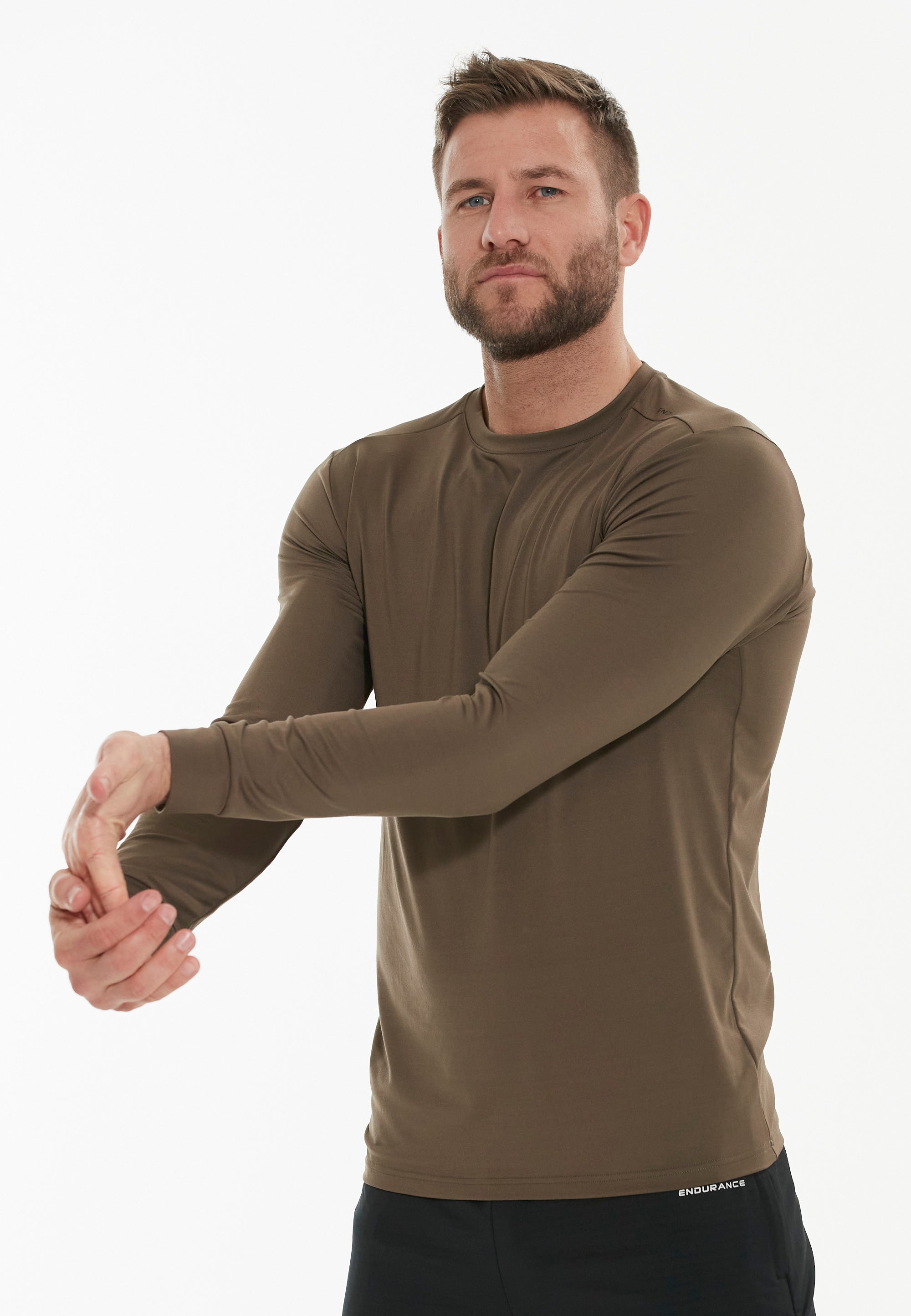 ENDURANCE Langarmshirt "Hubend" 1 Stk. mit recyceltem Polyester