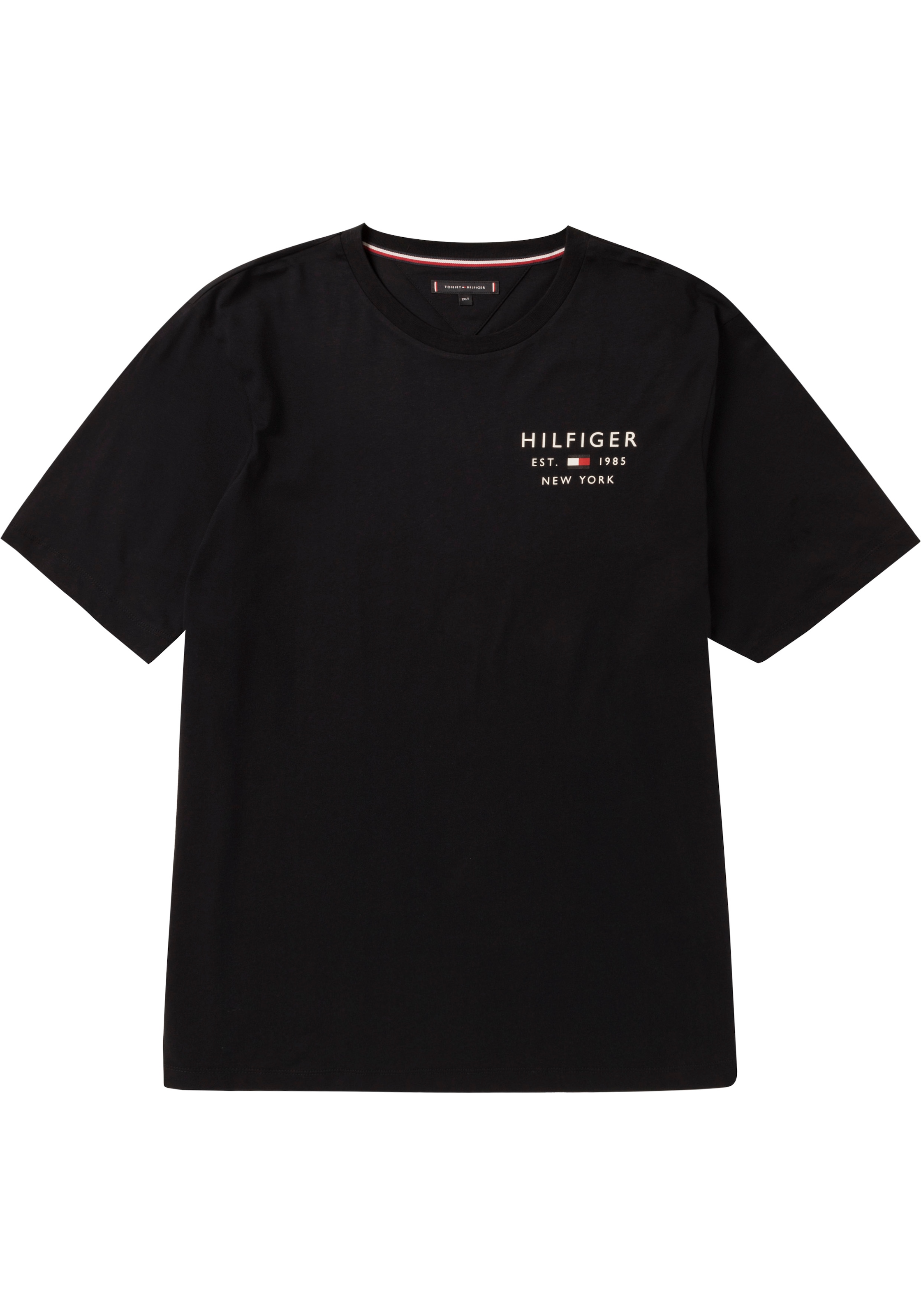 Tommy Hilfiger Big & Tall T-Shirt, (1 tlg.), mit Tommy Hilfiger  Markenstreifen innen am Ausschnitt ▷ für | BAUR