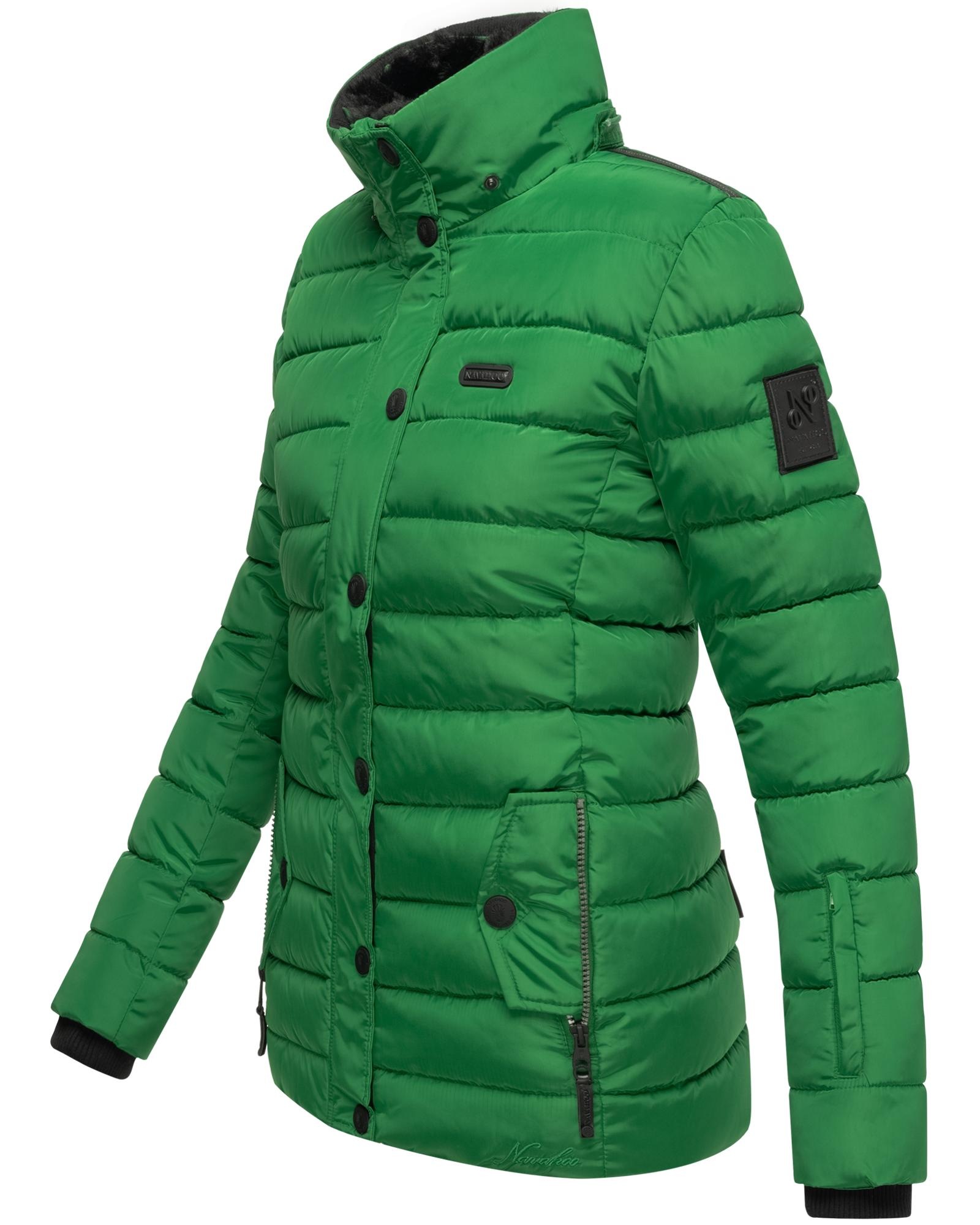 Navahoo Steppjacke »Milianaa«, mit Kapuze, Edle Winterjacke mit weicher Kunstfell-Kapuze