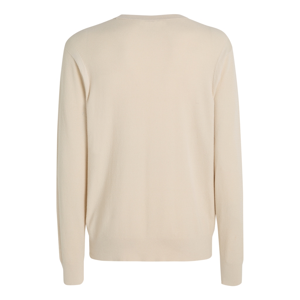 Calvin Klein Rundhalspullover »TEXTURED CN SWEATER«