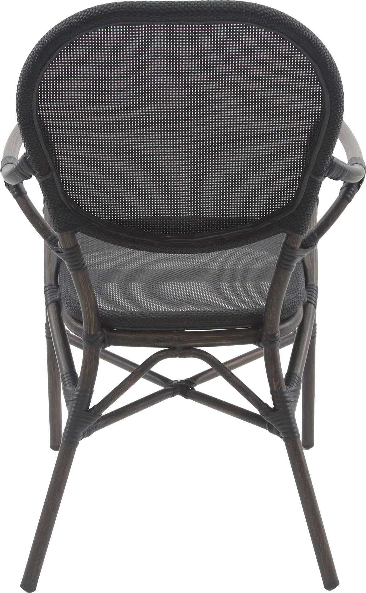 Thumbnail - Essentials Bistrostuhl "Tango" () 1 Stk.Textil – Wenige, schwarz Mesh