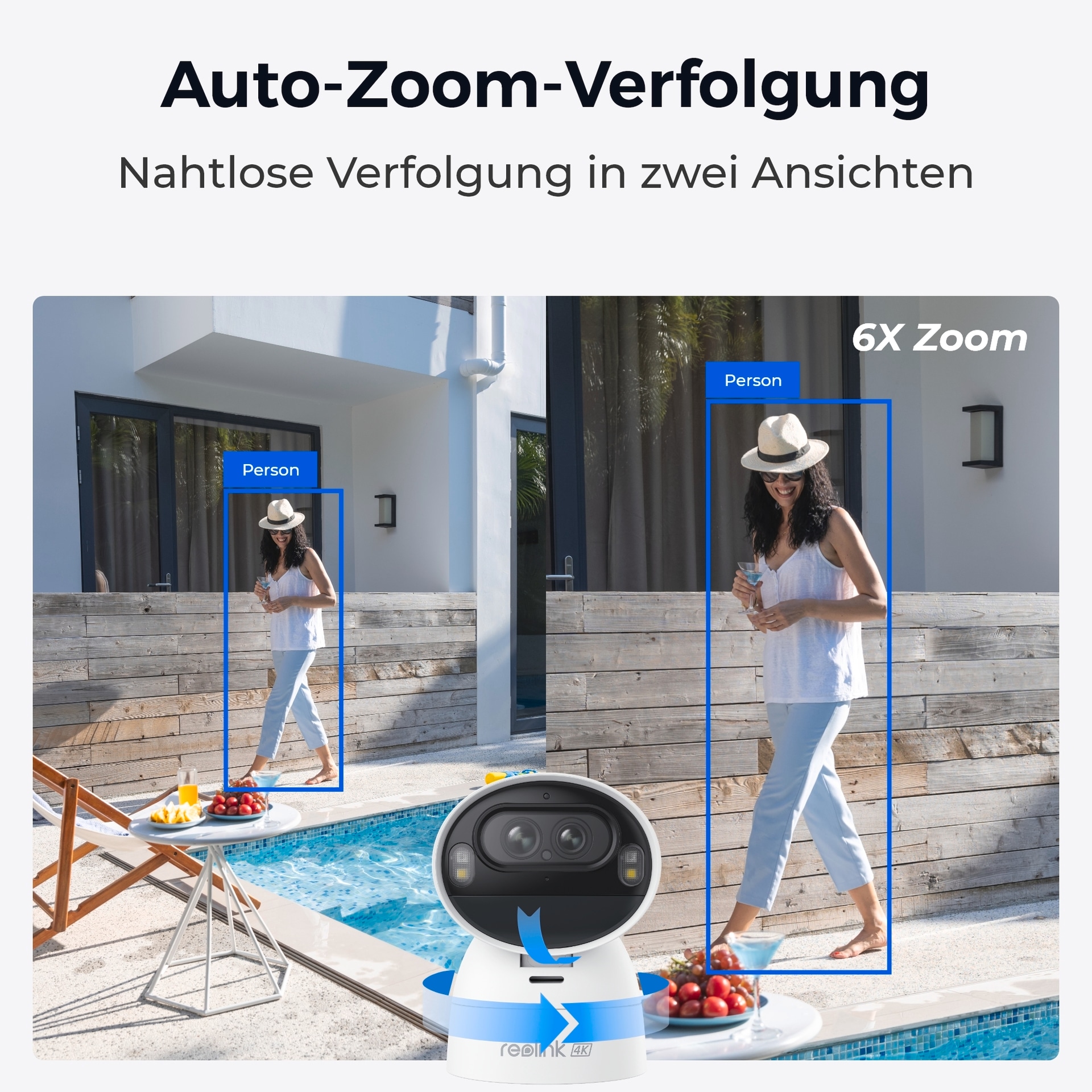 Reolink Überwachungskamera »Argus Series B730 Battery-WiFi«, Außenbereich