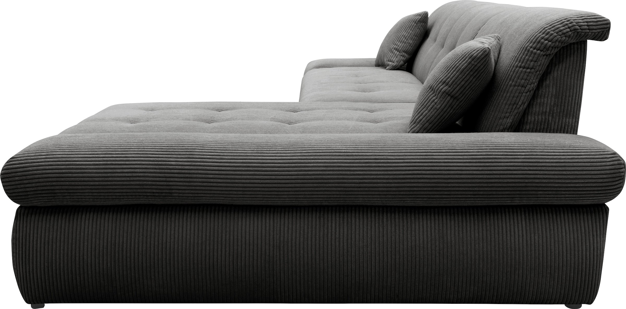 DOMO collection Ecksofa »Moric B/T/H 300/172/80 cm, auch in Cord, L-Form«, XXL-Format, wahlweise auch mit Bettfunktion und Armverstellung