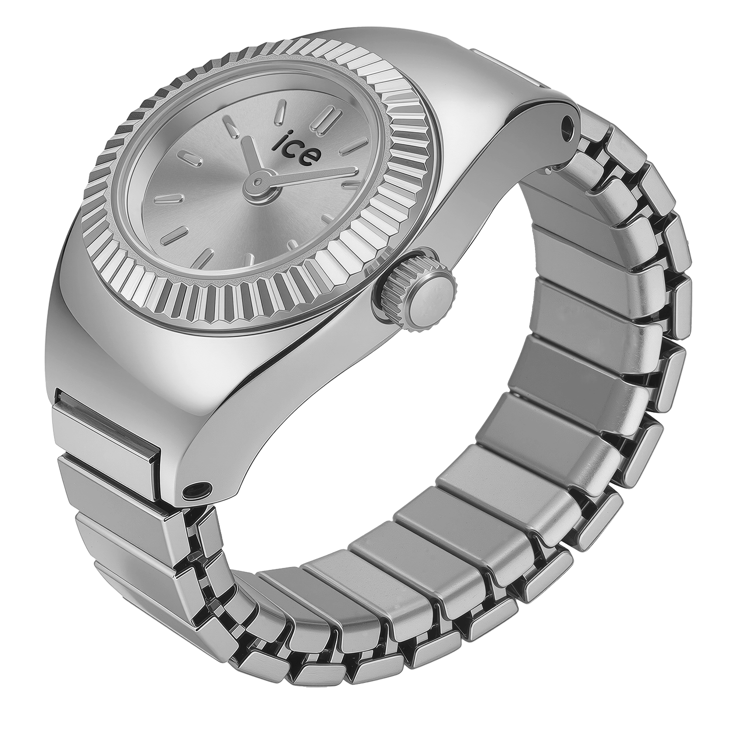ice-watch Uhrenring »Chouchou« Quarzuhr, Damenuhr, Edelstahlringschiene, analog