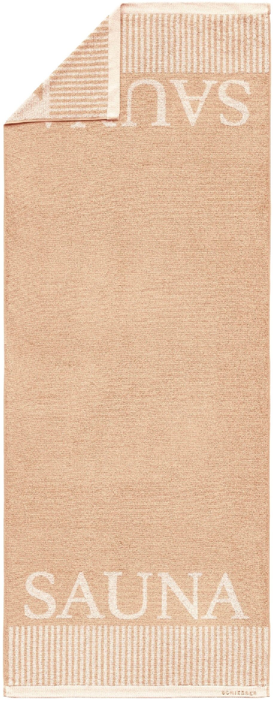 Schiesser Saunatuch "Rom aus garngefärbtem, kuschelweichem Baumwollfrottier günstig online kaufen