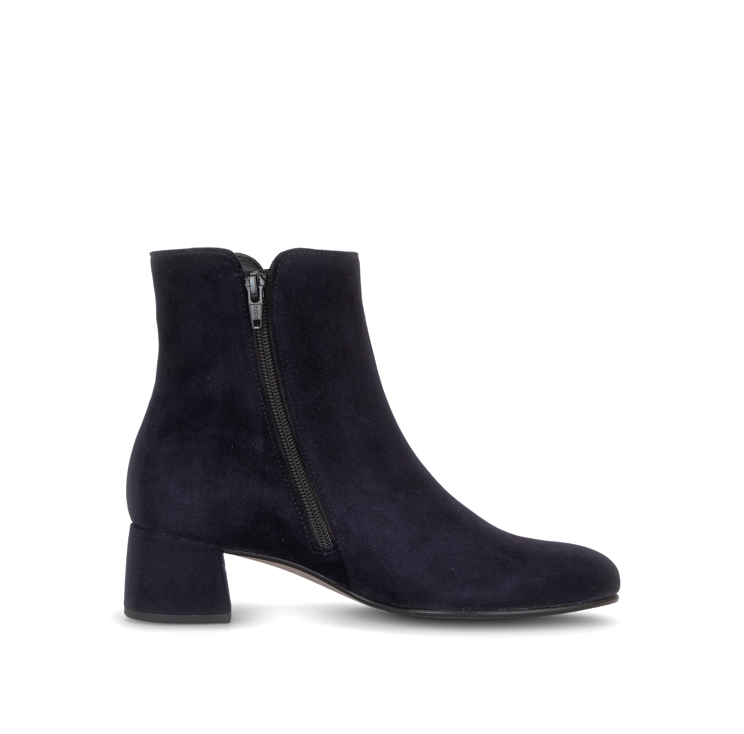 Gabor Stiefelette  Blockabsatz, Ankleboots mit praktischem Reißverschluss, schmale Form