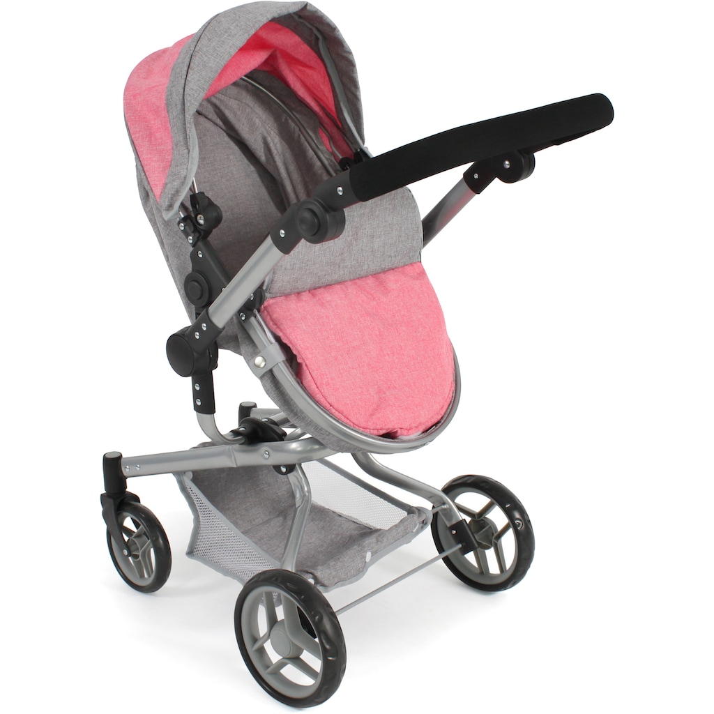 CHIC2000 Kombi-Puppenwagen »Yolo, Melange Pink«