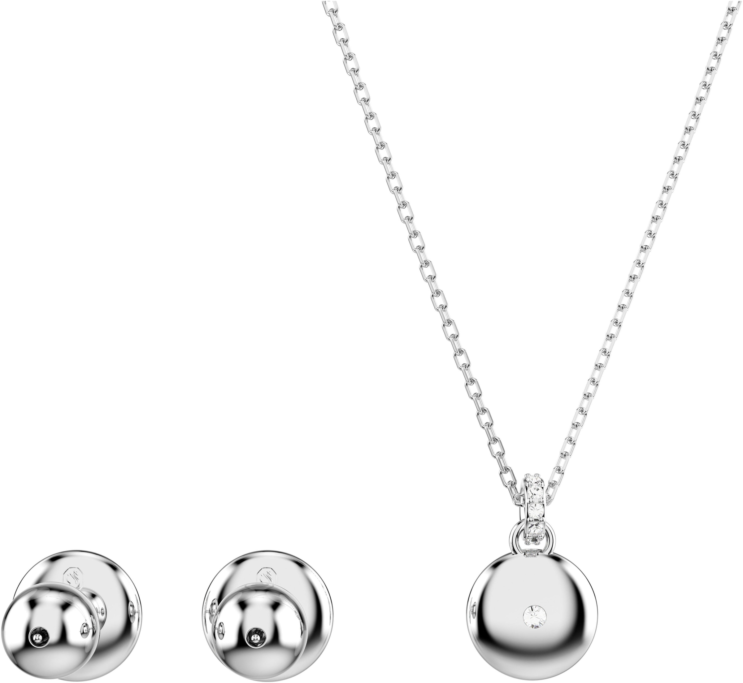 Swarovski Ohrring und Ketten Set »Schmuckset Multipack Schmuck Geschenk Meteora, 5683445«, (Set, 3 tlg.), mit Swarovski® Kristallen