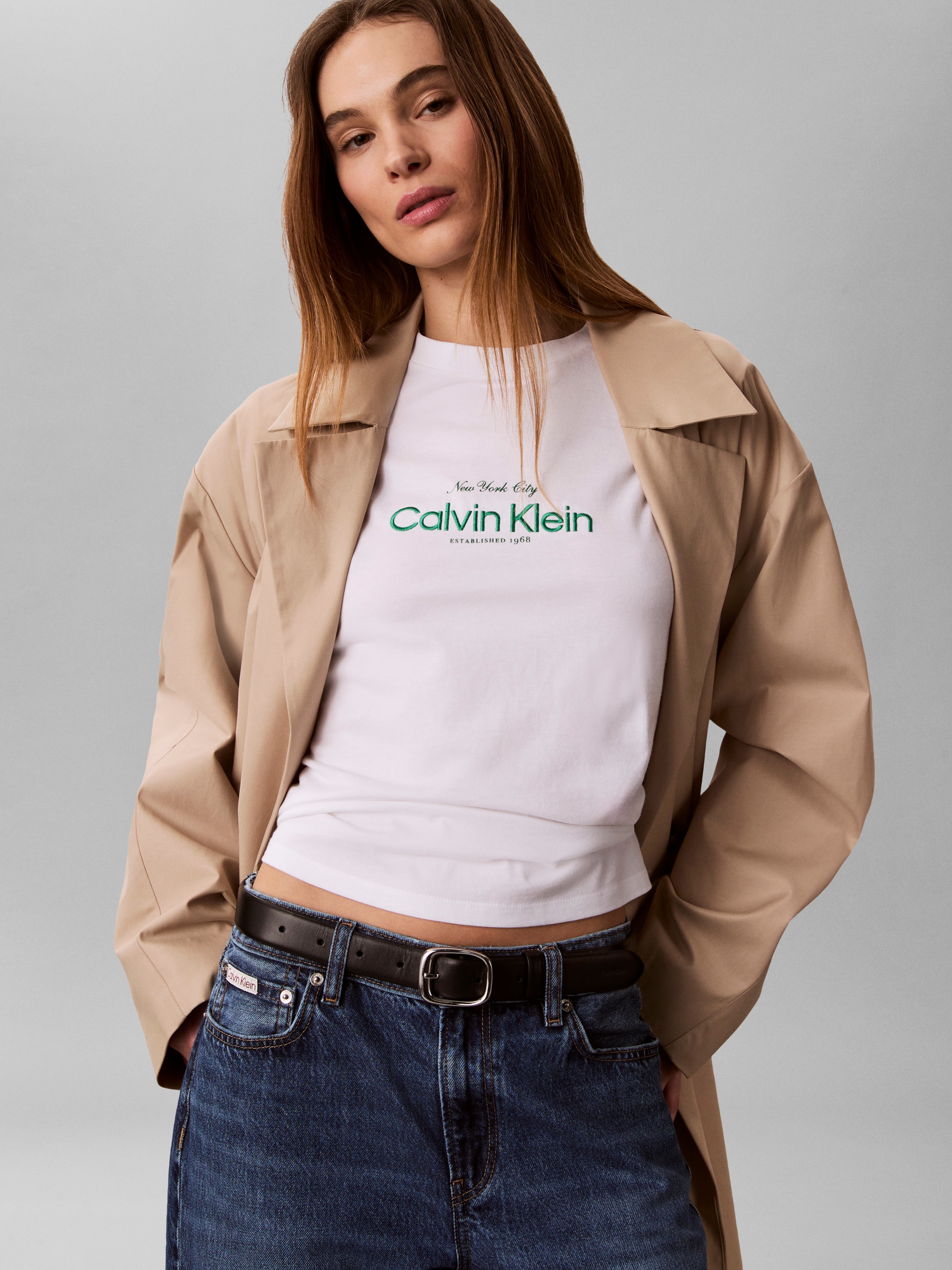 Calvin Klein T-Shirt White Size L 5