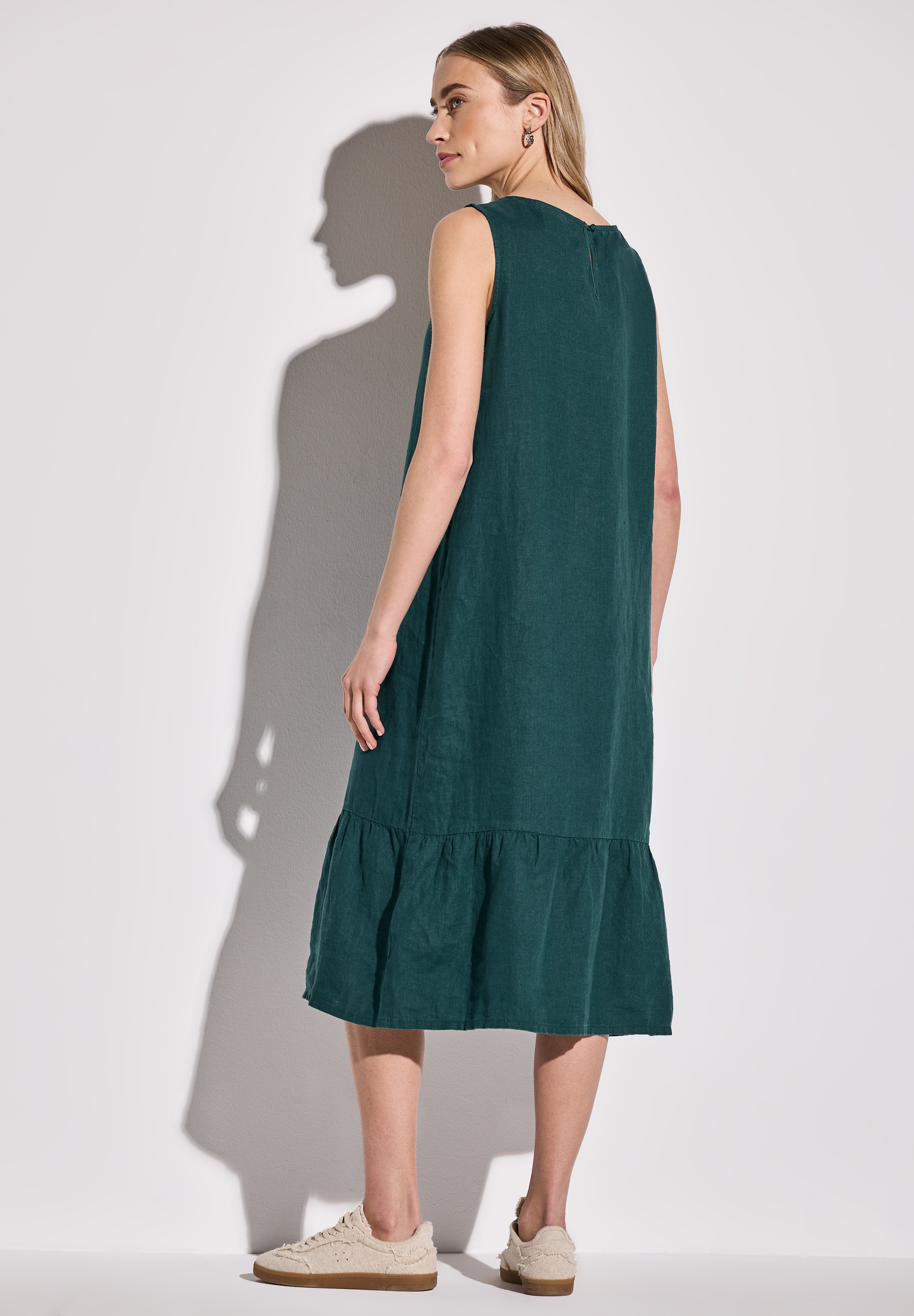 STREET ONE Sommerkleid, mit Schlitz im Nacken