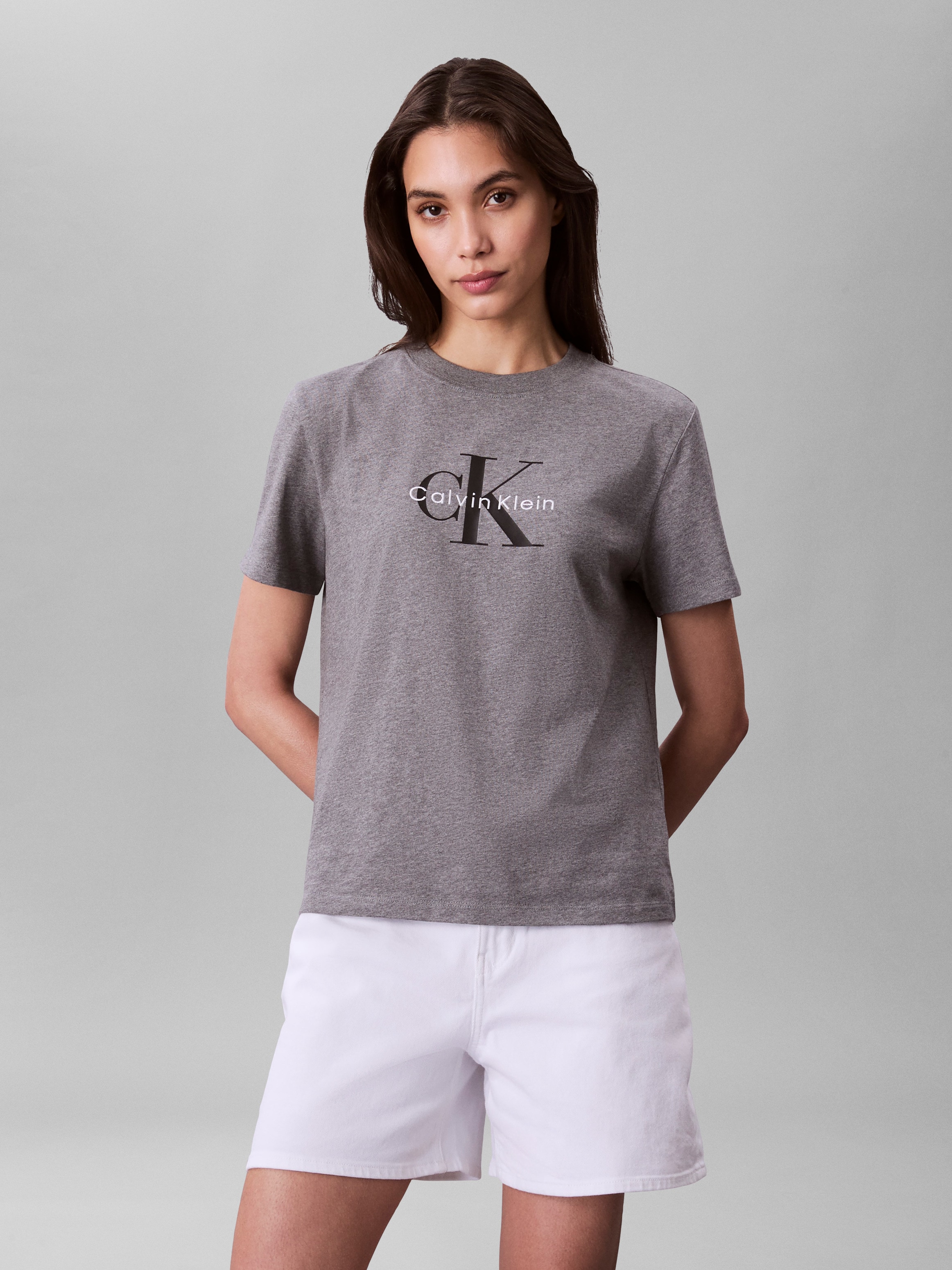 Calvin Klein Jeans T-Shirt "HERO SS CLASSIC MONOLOGO CNECK T", Logoschriftzug