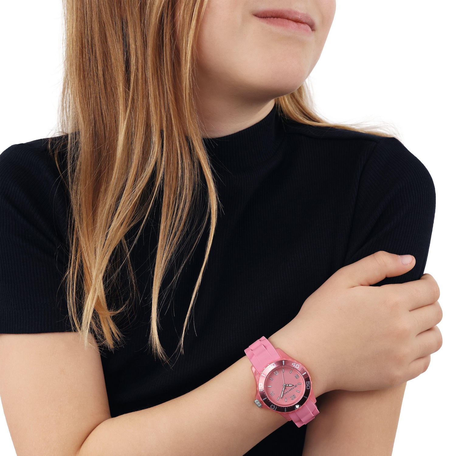 TOM TAILOR Quarzuhr Armbanduhr, Silikonarmband, Kinderuhr, Mädchen, analog