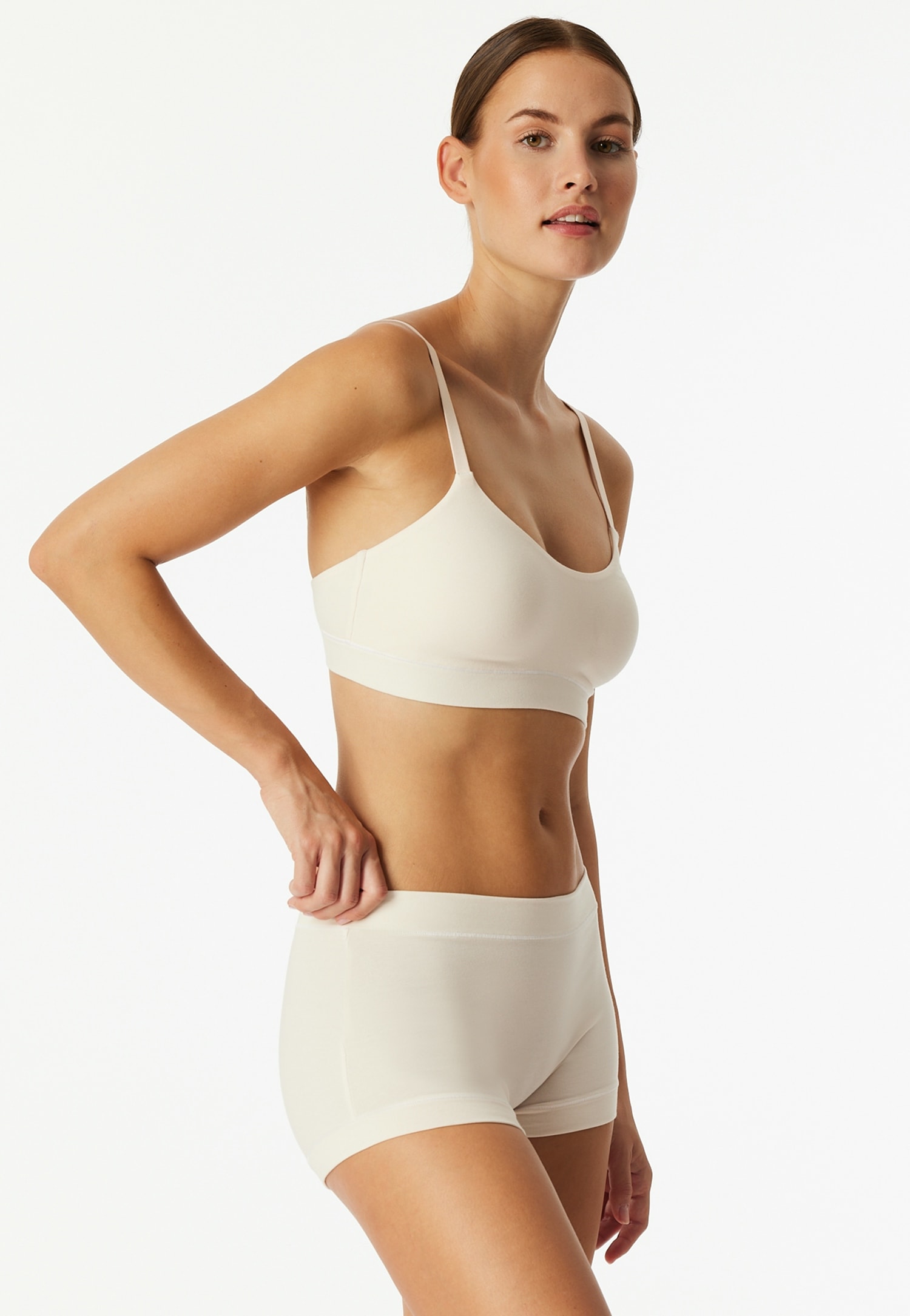 Schiesser Bustier »Unique Cotton«, mit herausnehmbaren Pads, ohne Bügel