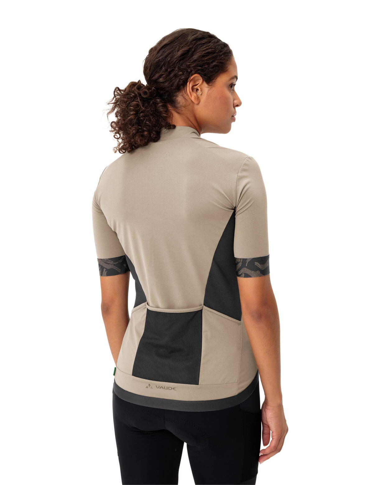 VAUDE Radtrikot »Wo Kuro FZ Tricot II« Kurzarm, atmungsaktiv, schnell trocknend, mit Rundhalsausschnitt