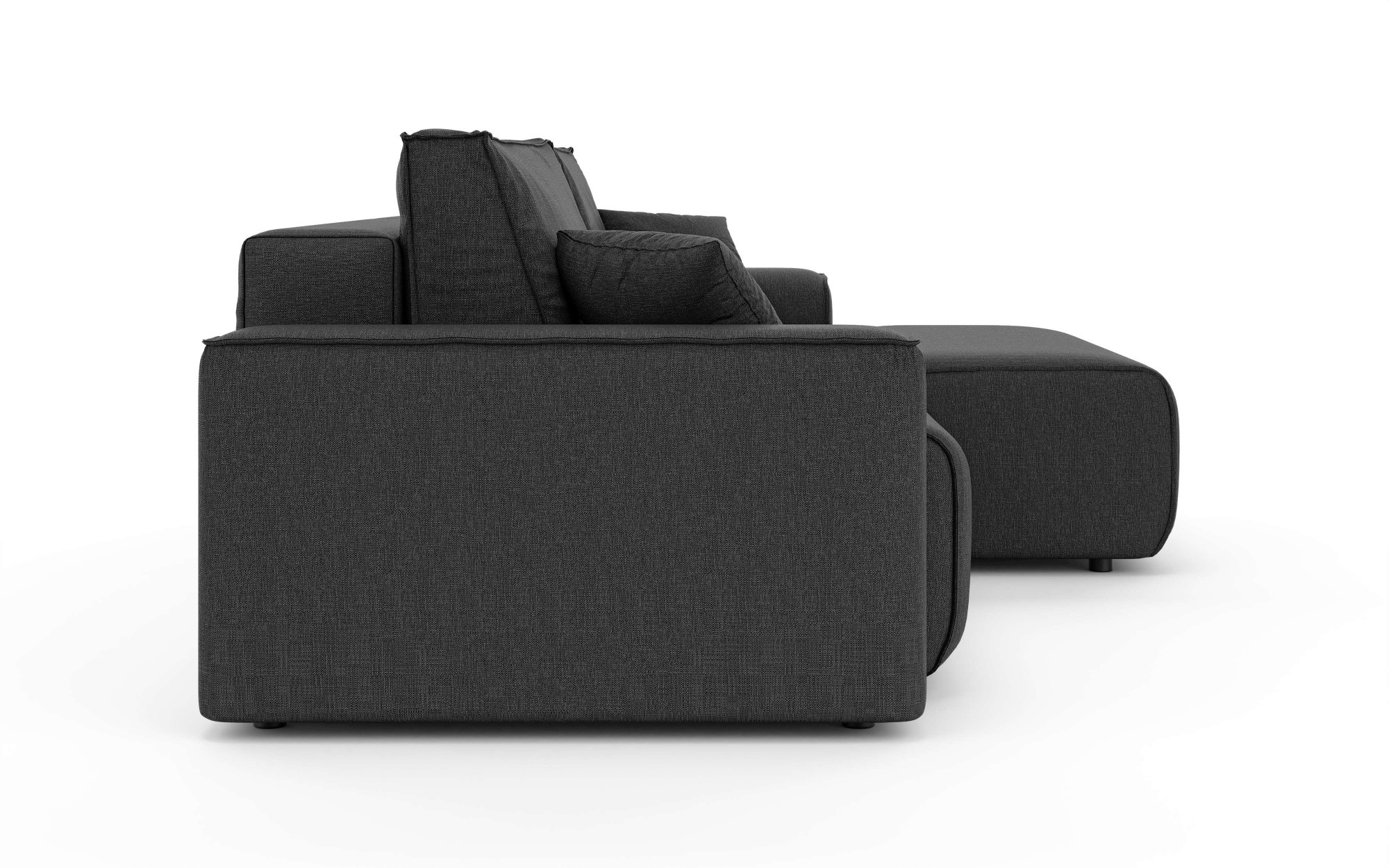 Home affaire Ecksofa »Santenay mit Bettfunktion und Bettkasten, Maße: B/T/H 266/164/90 cm«, L-Form mit Wellenfederung, Schlaffläche: 140x213 cm, auch in Cord