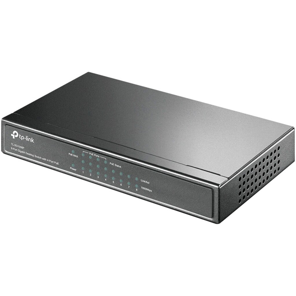 TP-Link Netzwerk-Switch »8-Port Gigabit Desktop Switch mit 4-Port PoE+«