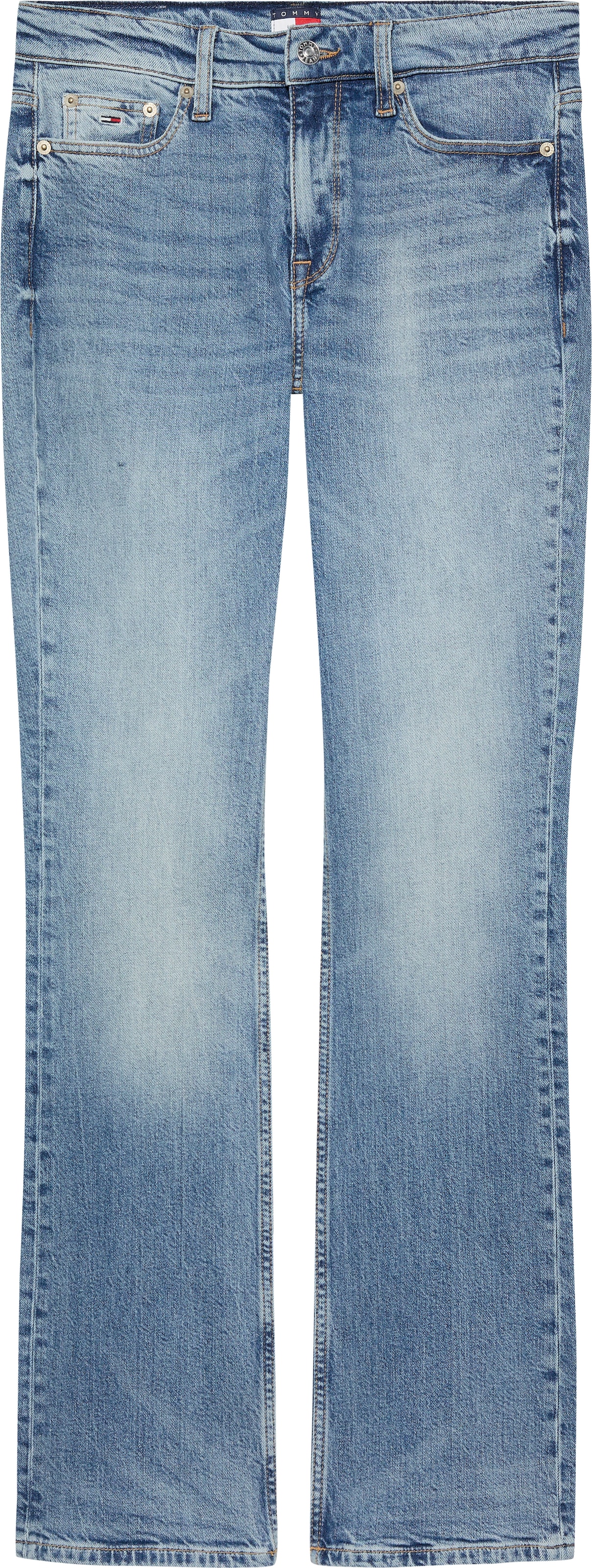 Tommy Jeans Bootcut-Jeans, mit Stone-Waschung, Logostickereien