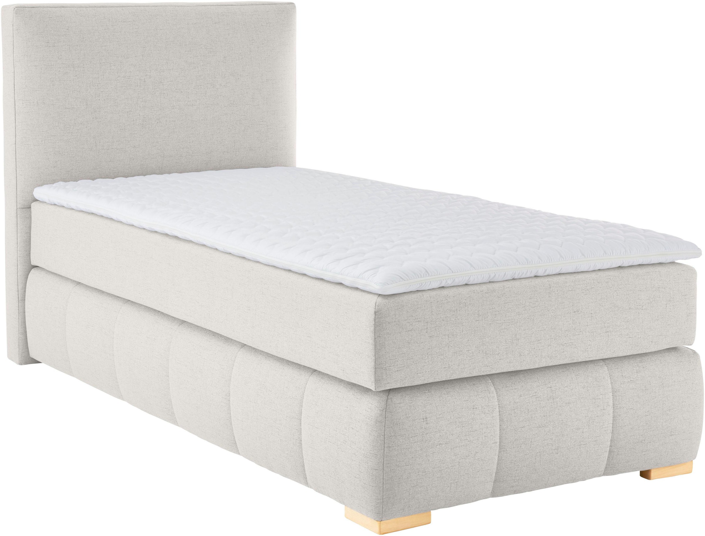 Home affaire Boxspringbett "Wehma" inkl. Topper in 3 verschiedenen Matratze günstig online kaufen