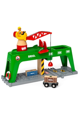 Spielzeugeisenbahn-Erweiterung »BRIO® WORLD, Bahn Verlade-Terminal«