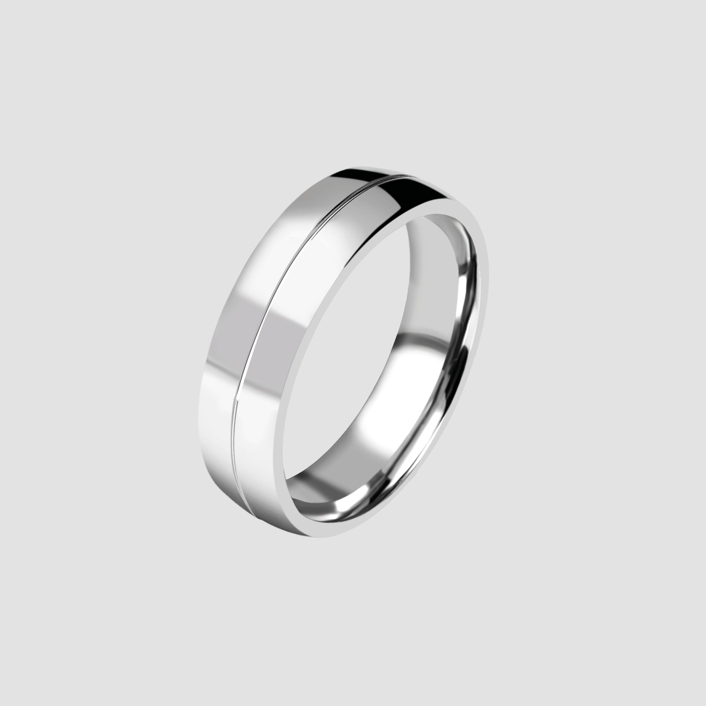 Fingerring ADELIA´S "Herren Ring aus Edelstahl" Gr. 56, silber, Fingerringe, Herren, 56, Edelstahl, Fingerring 3