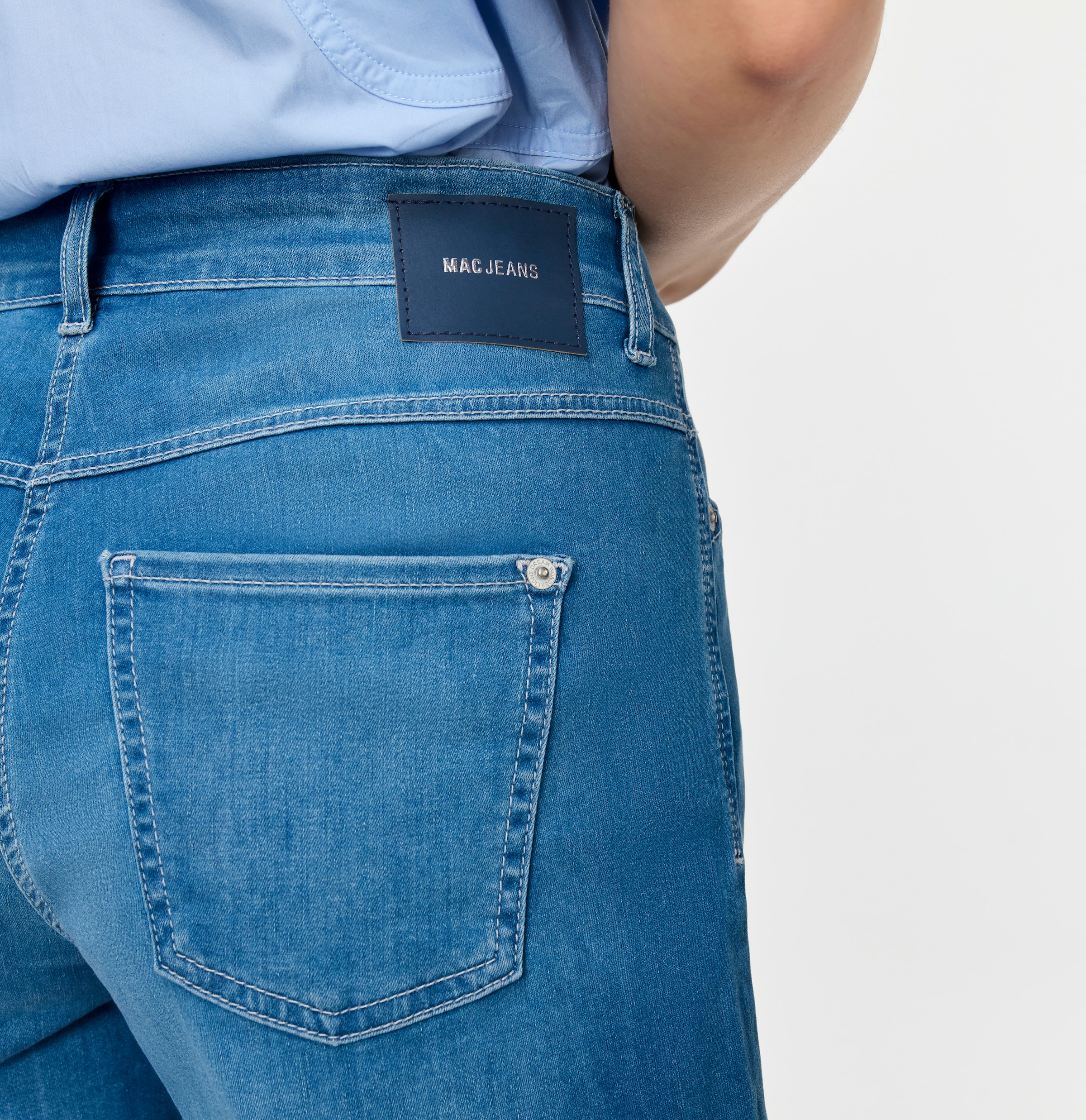 MAC Bermudas »DREAM WIDE Bermuda«  Jeans mit weitem Bein