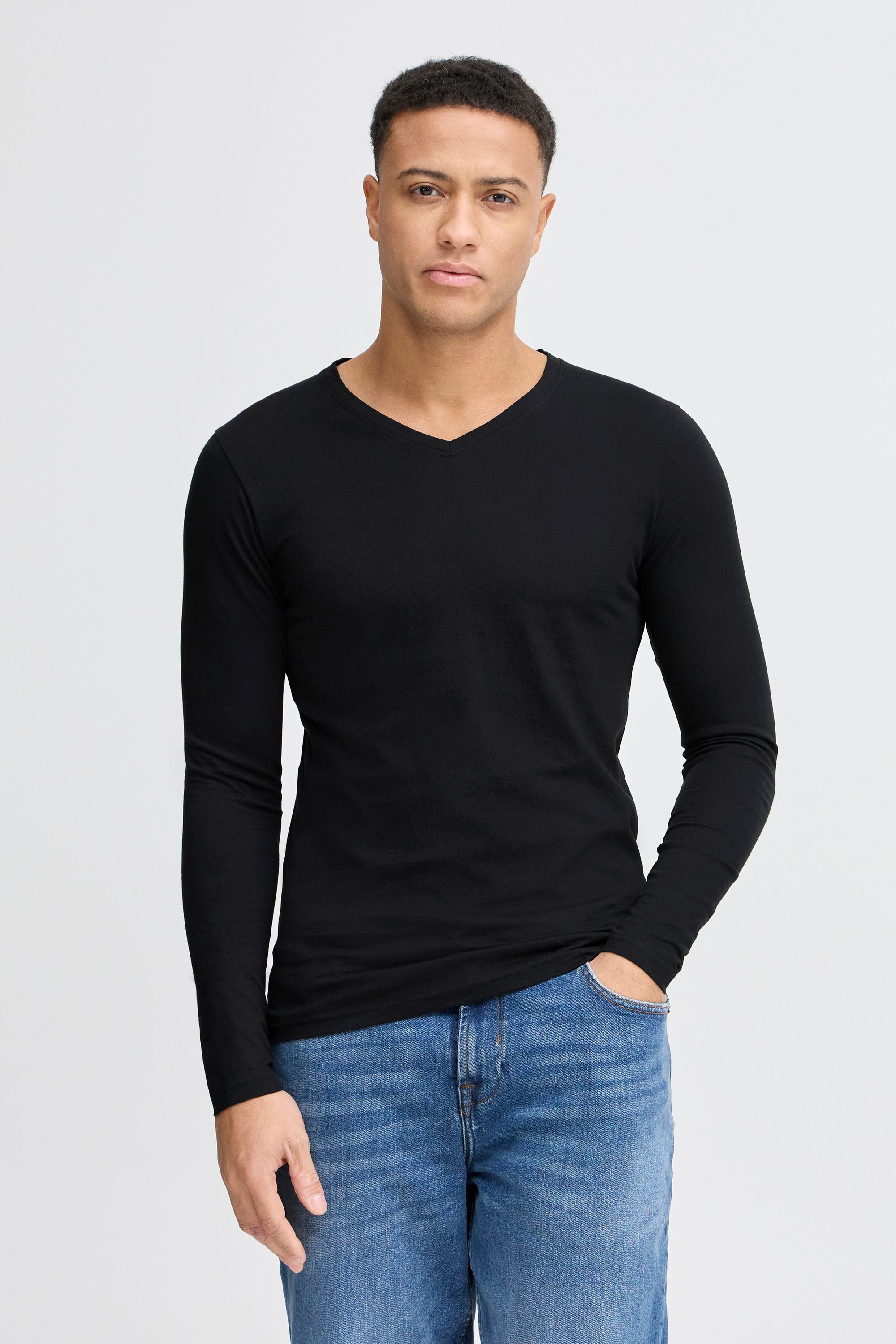!Solid V-Shirt »V-Shirt SDBasil«