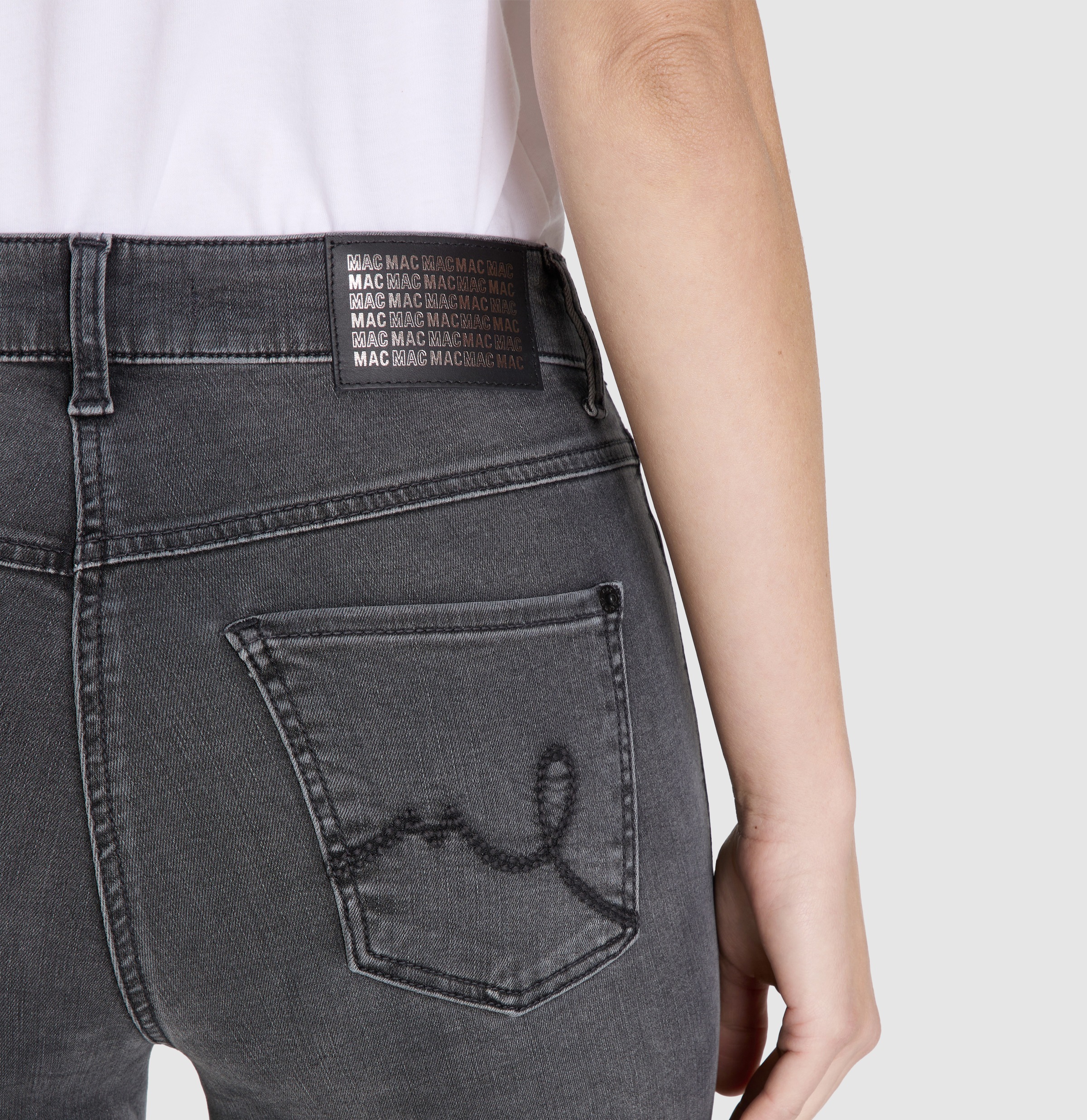 MAC Jeans Straight Fit LAURA grau   36/L30 damen 4