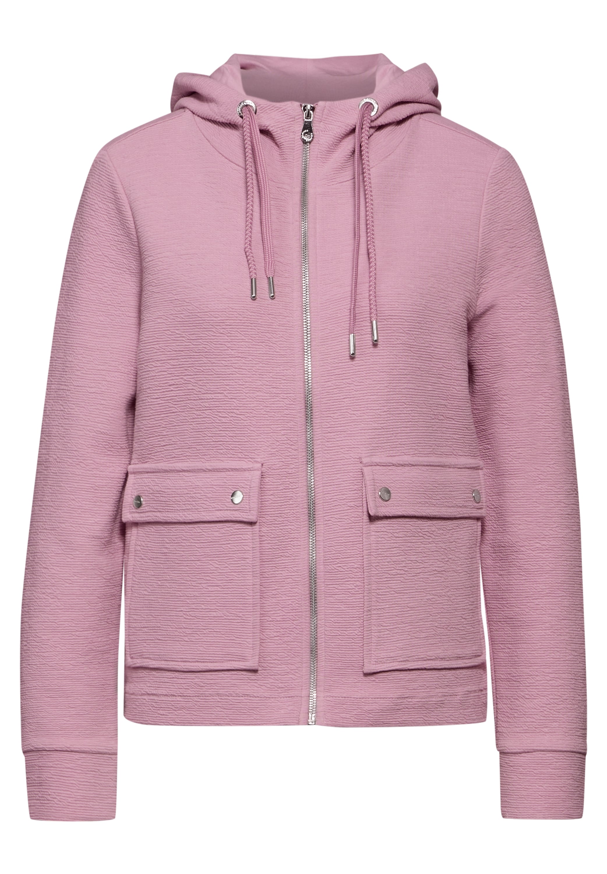 STREET ONE Sweatjacke, mit Kapuze