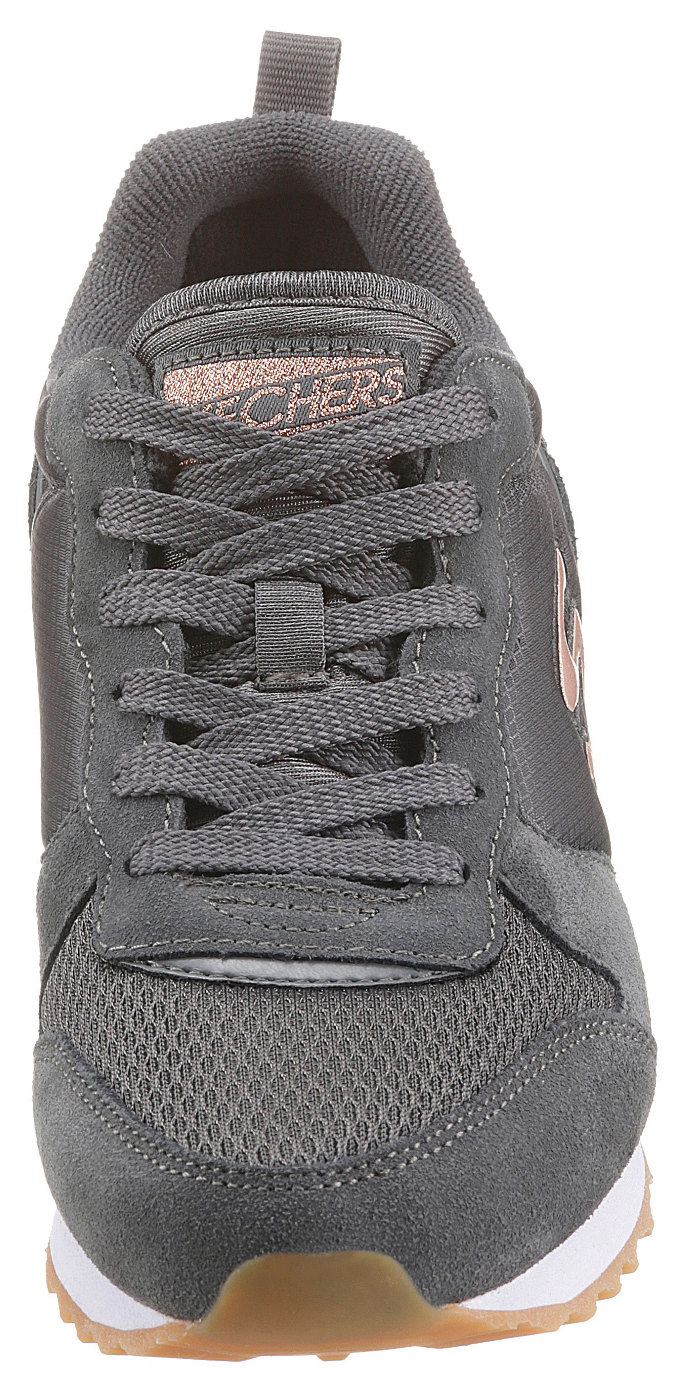Skechers Sneaker »OG 85 - GOLDN GURL«, Freizeitschuh, Halbschuh, Schnürschuh mit Air-Cooled Memory Foam