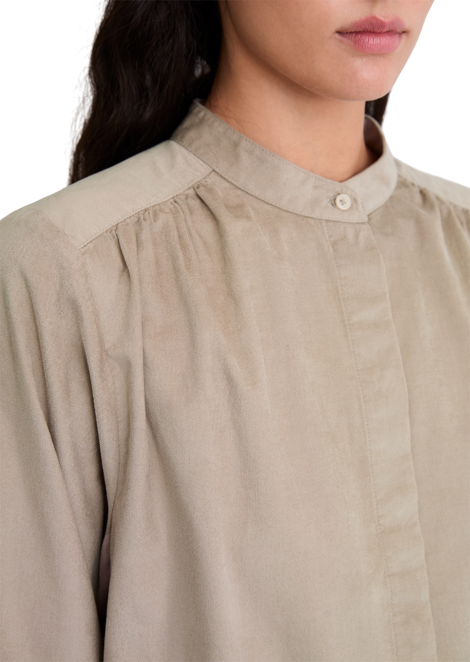 Marc O'Polo Langarmbluse »aus Organic-Cotton-Viskose-Mix«