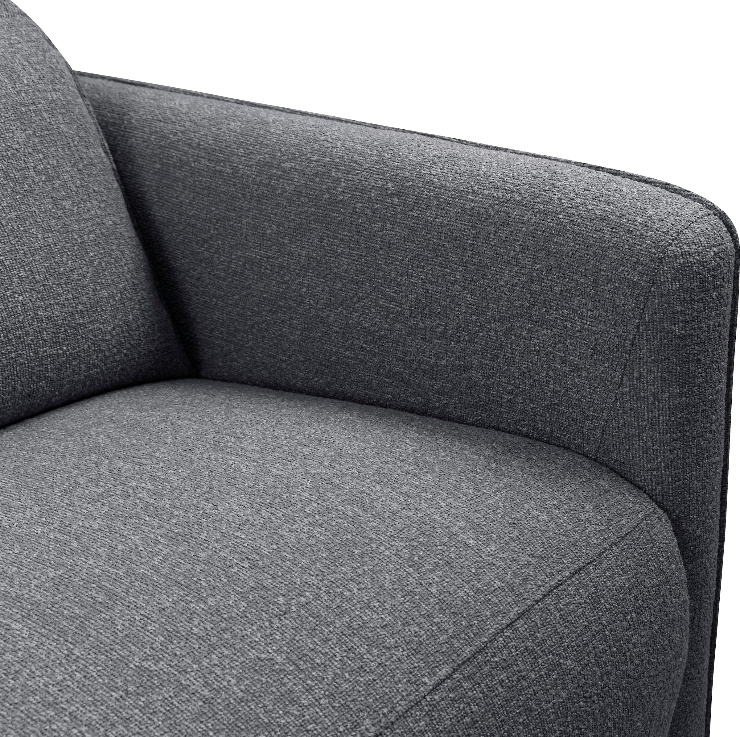 INOSIGN 2-Sitzer »KYLLY, XXL (208 cm) elektrische Relax- und Liegefunktion in 2 Sitzen«, Mega-Sofa, Kopfteilverstellung, USB A/ C, Federkern, Feinstruktur