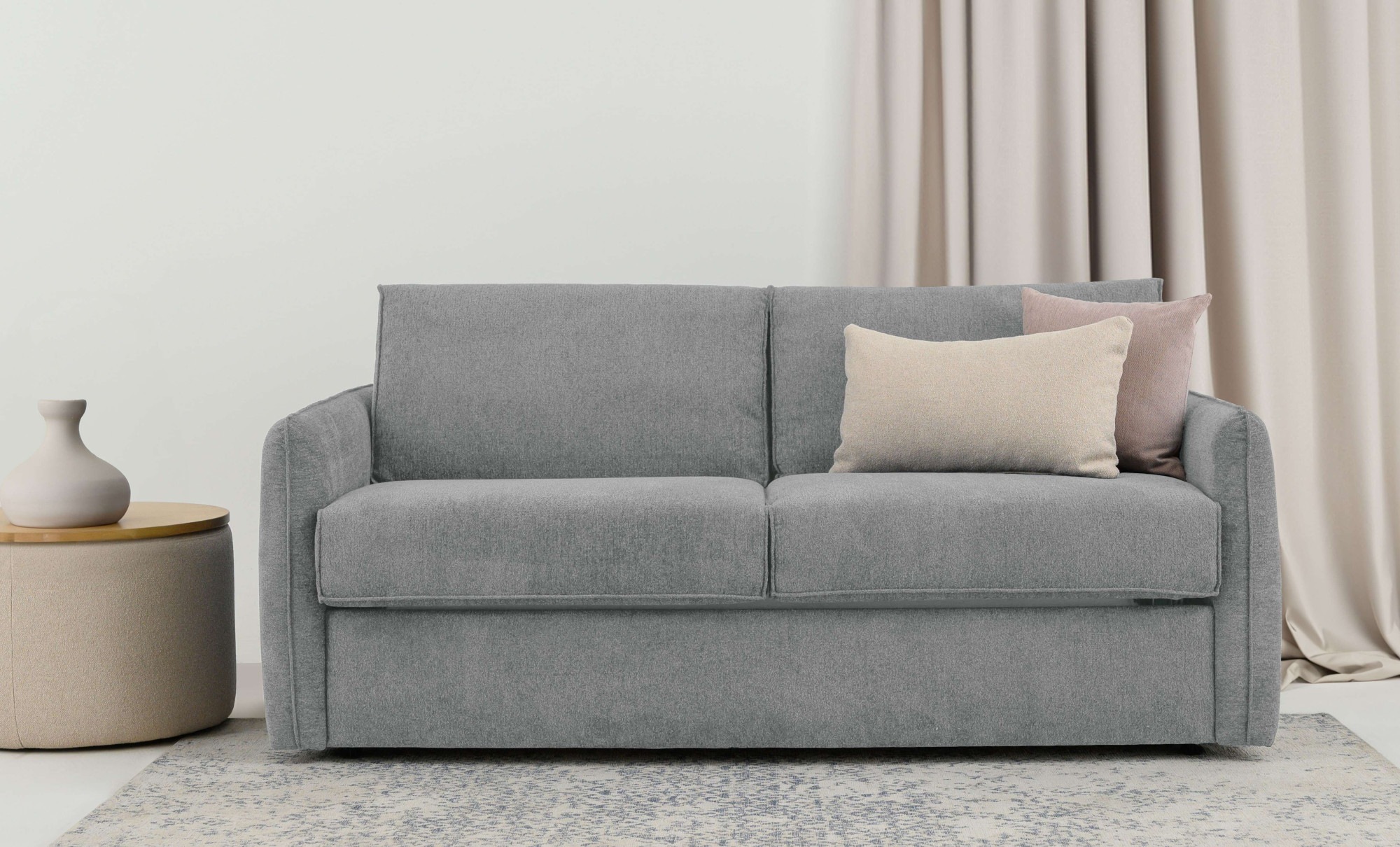 Home affaire Schlafsofa »Bergamons«, 2-Sitzer, mit Dauerschlaffunktion, inkl. Federkernmatratze, Lattenrost