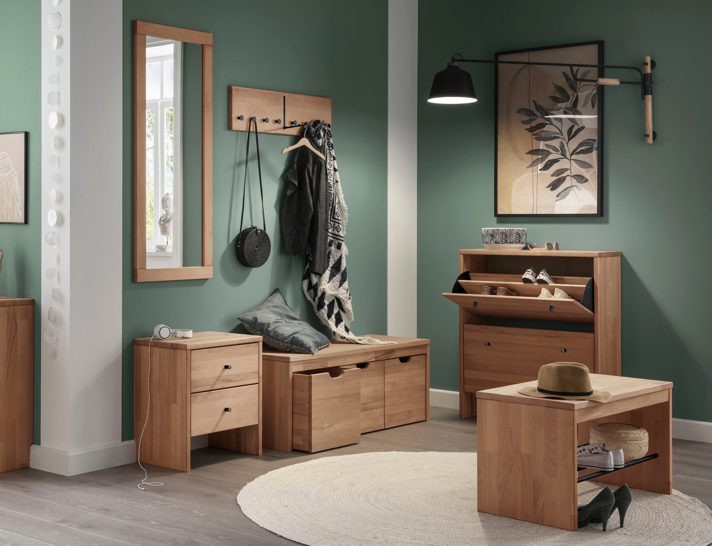 Home affaire Kombikommode »Dura - Kommode aus Massivholz, langlebig & hochwertig & rustikal« aus FSC®-zertifizierten Massivholz, Breite 82 cm