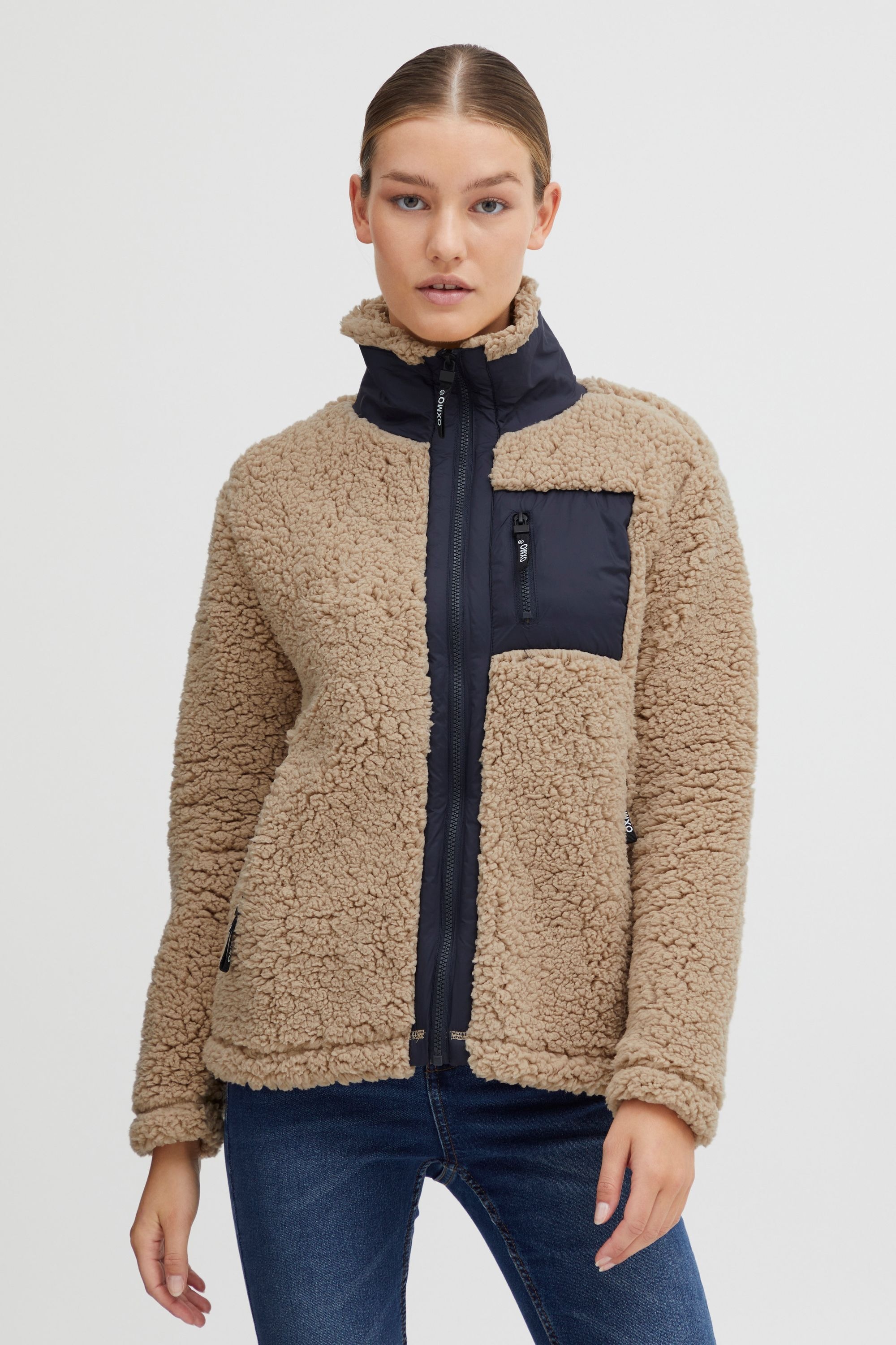 OXMO Sweatjacke "Fleecejacke OXEllin" günstig online kaufen