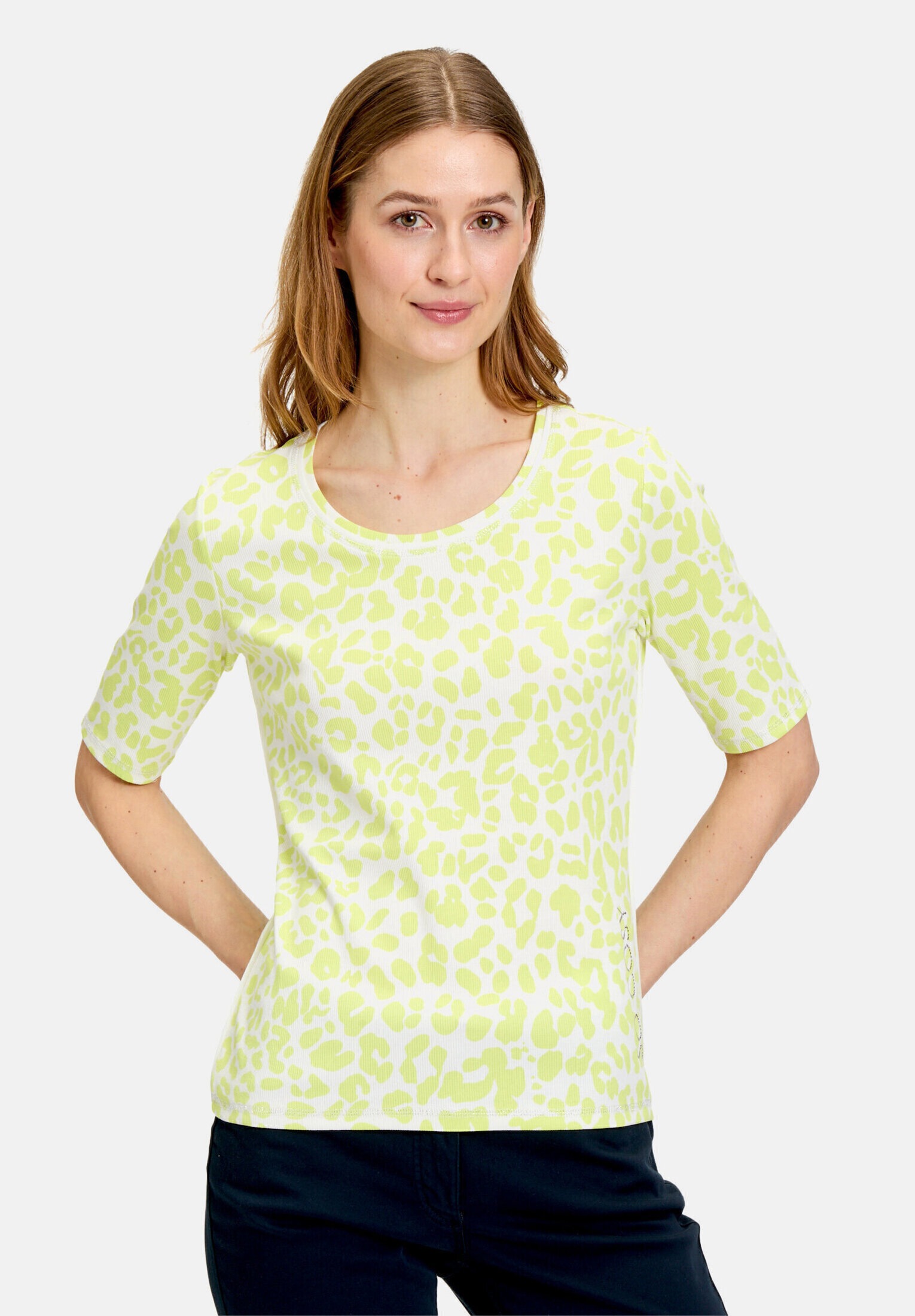Betty Barclay Kurzarmshirt »Damen mit Rippenstruktur« 1 Stk. Flatlock