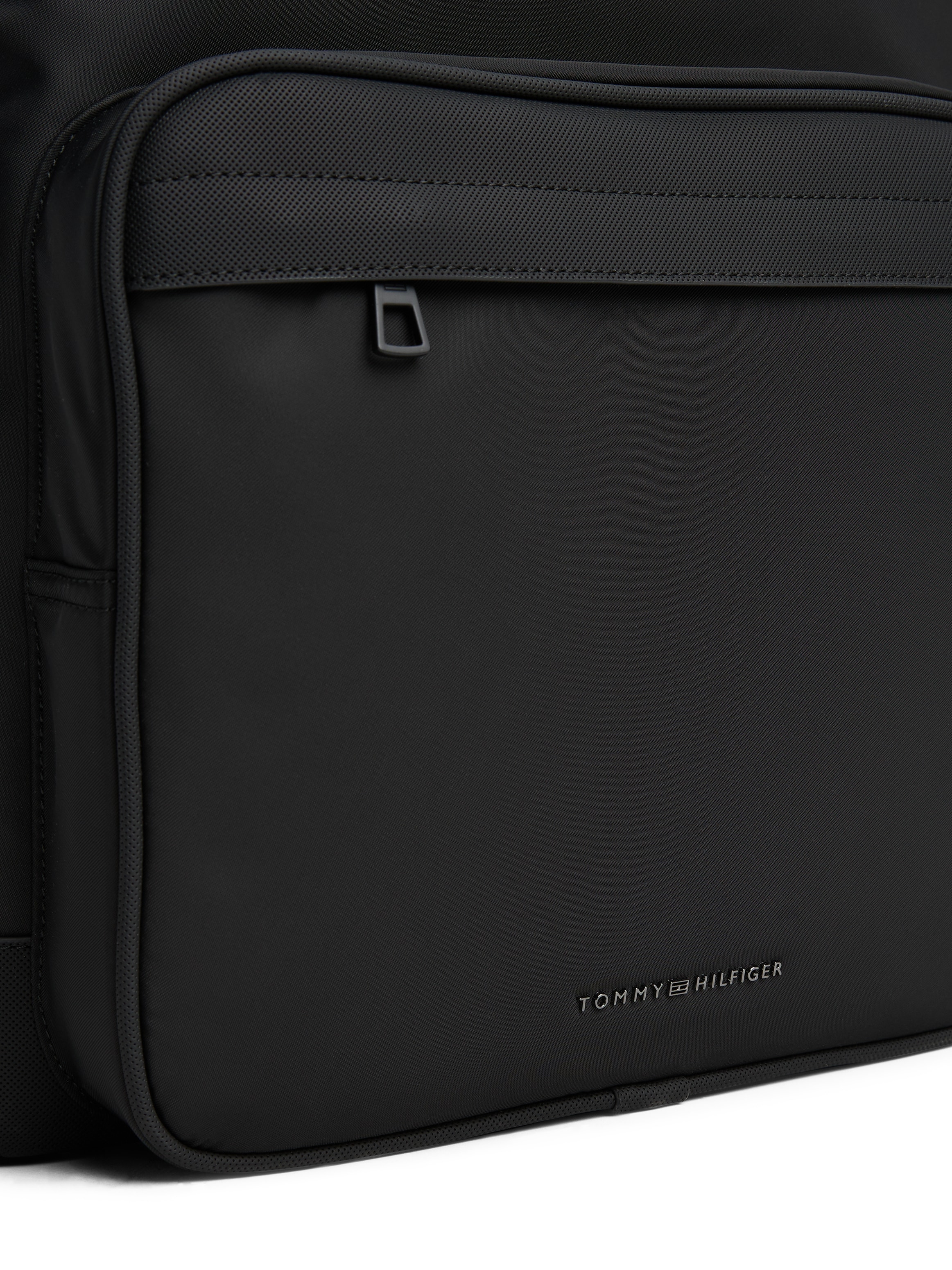 Tommy Hilfiger Freizeitrucksack »TH REPREVE BACKPACK«, Men Rucksack, Arbeits-Rucksack mit verstellbaren Schultergurten