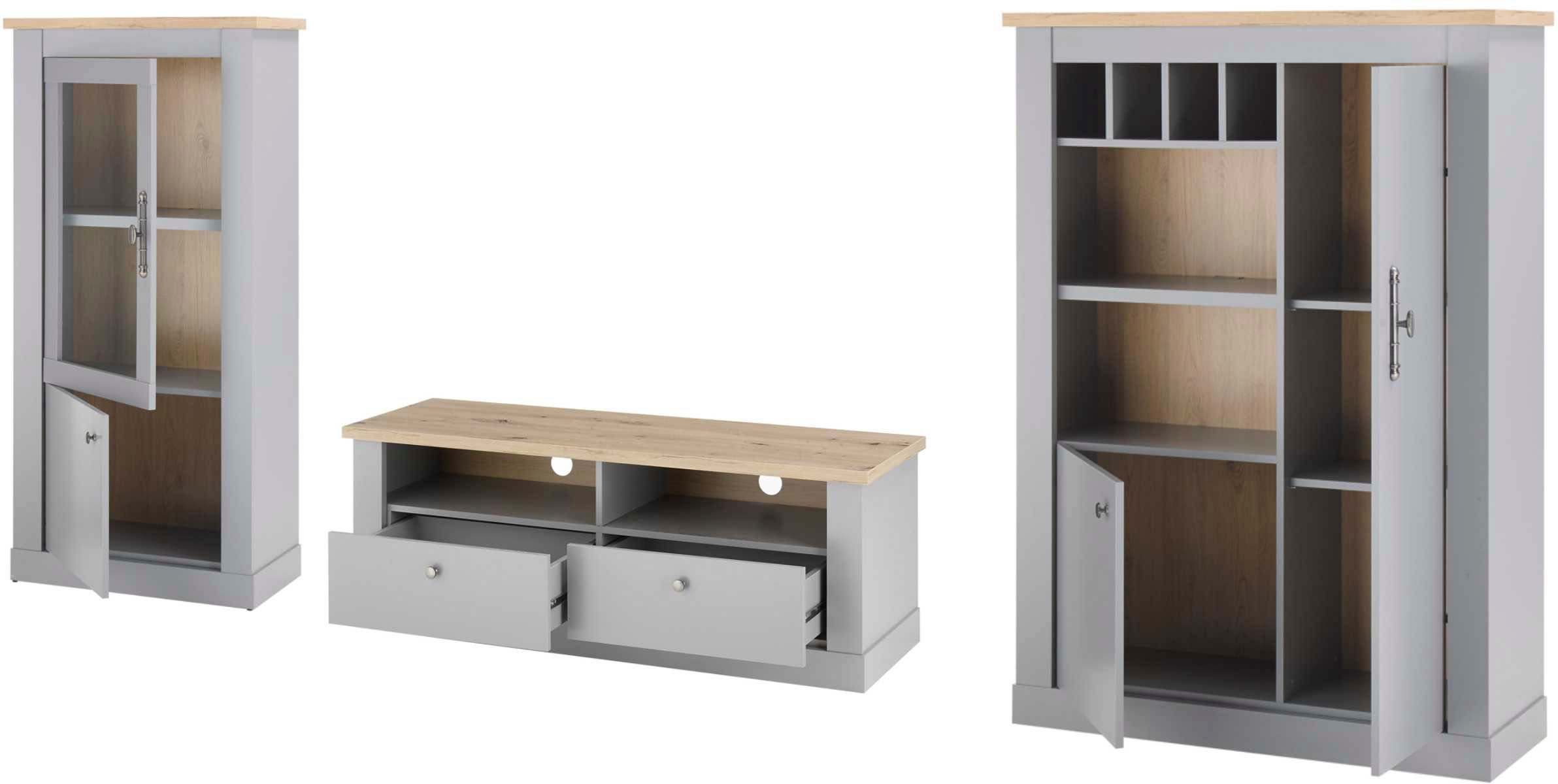 Thumbnail - Home affaire Wohnwand "Chambord" 3 Stk. tlg.