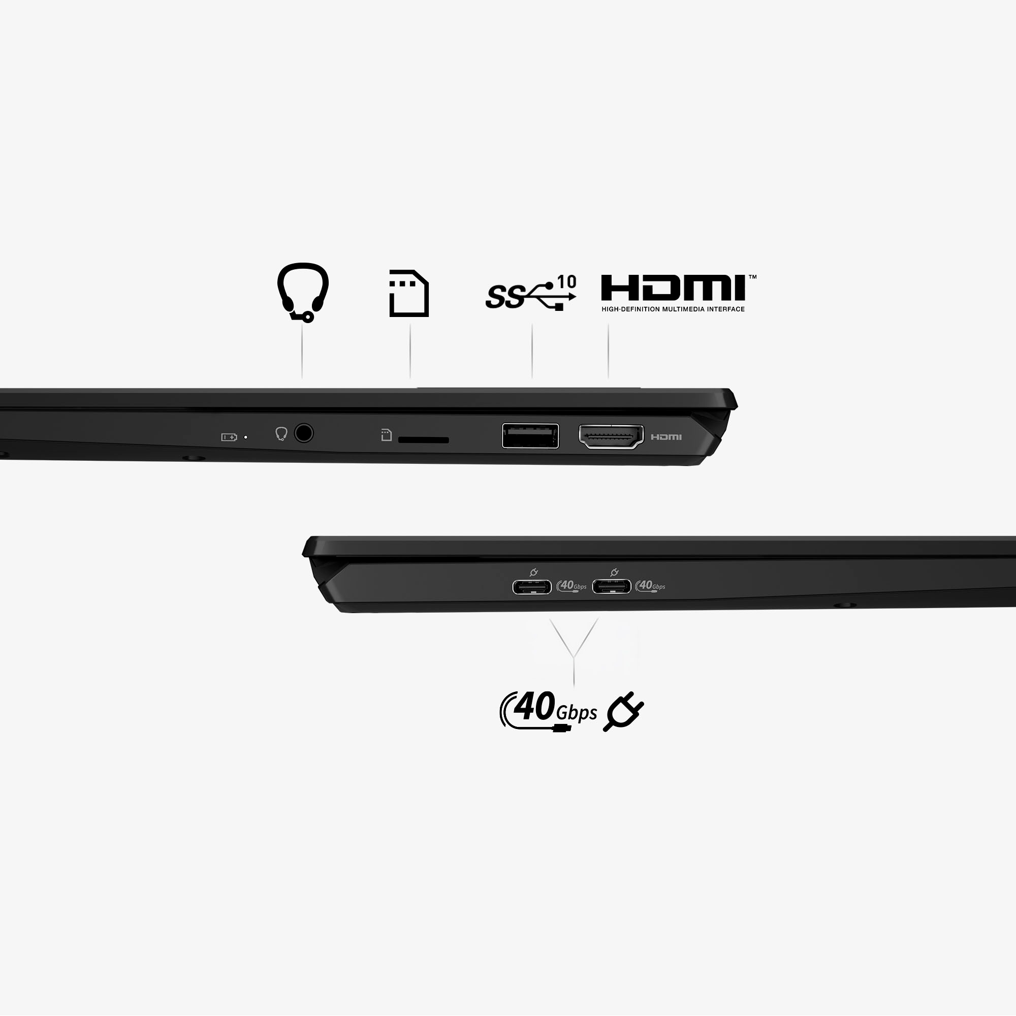 MSI Convertible Notebook »Summit A16 AI+ A3HMTG-035 (P)«, 40,7 cm, / 16 Zoll, AMD, Ryzen™ AI 9, Radeon 880M, 1000 GB SSD
