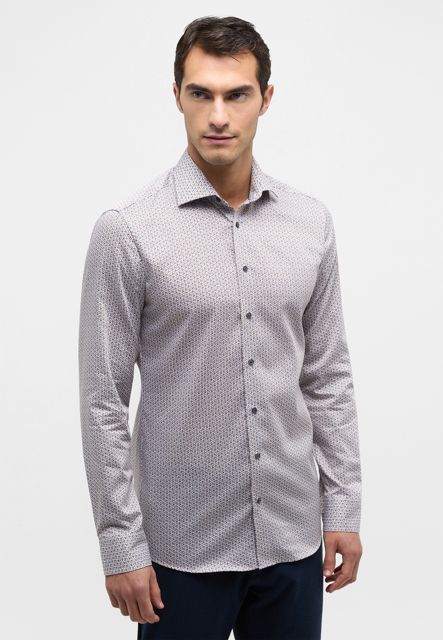 Eterna Langarmhemd "SLIM FIT" NON IRON (bügelfrei) günstig online kaufen