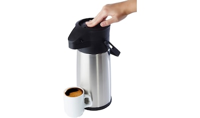 Pump-Isolierkanne »Budget«, 2,2 l, Dreh-Pumpknopf, für bis zu 17 Tassen Kaffee,...