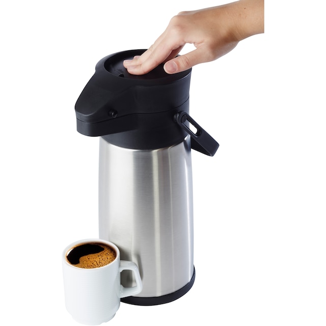 APS Pump-Isolierkanne »Budget«, 2,2 l, Dreh-Pumpknopf, für bis zu 17 Tassen  Kaffee, doppelwandige Isolierung bestellen | BAUR