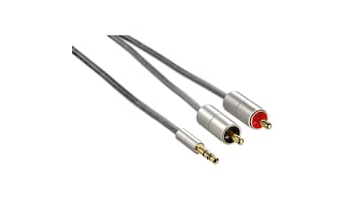 Audio-Kabel »Verbindungskabel Klinkenst. 3,5 mm stereo- 2x Cinch Stecker«, 100 cm