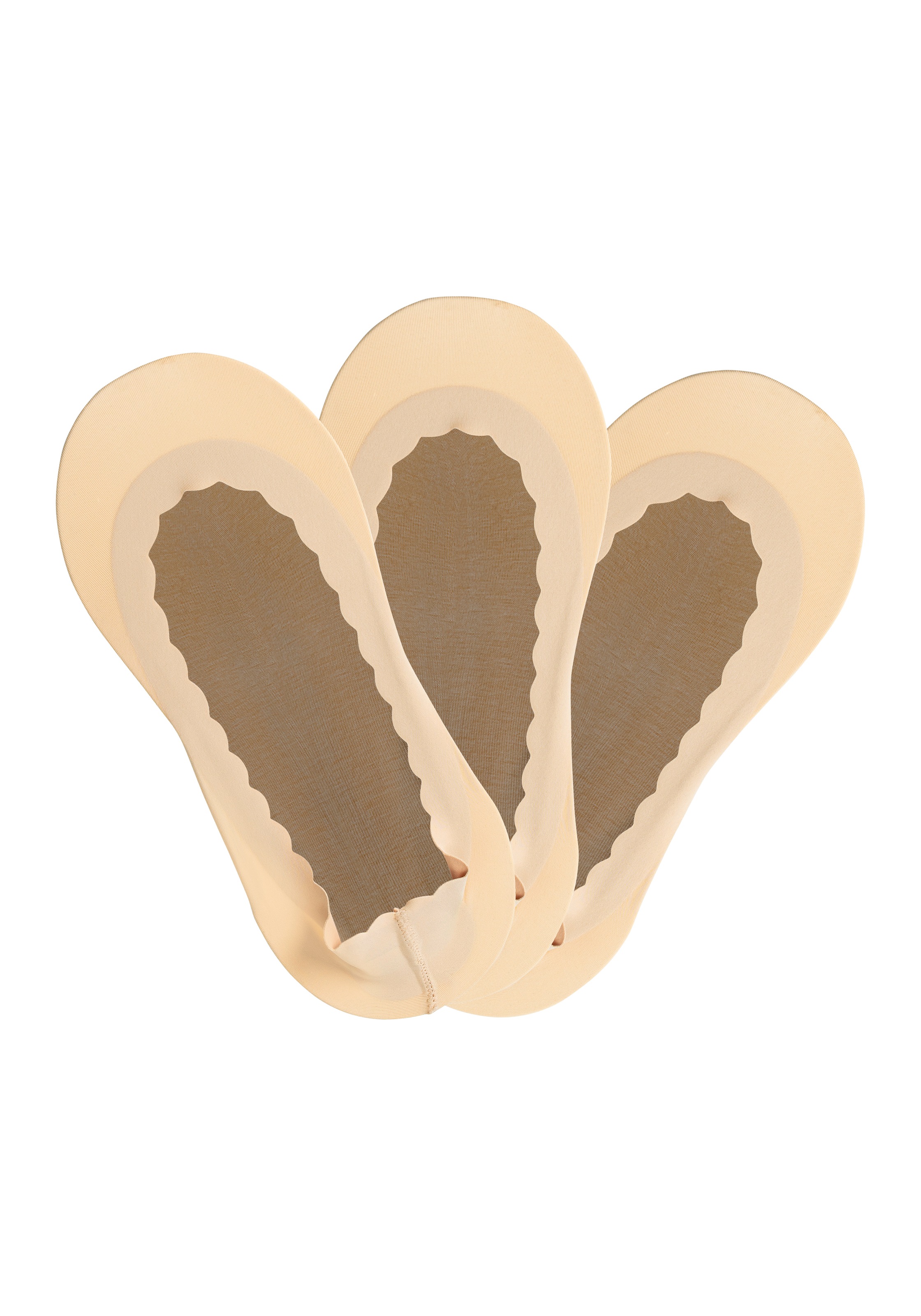 LASCANA Feinfüßlinge Packung, 3 Stk. tlg. nicht auftragend, mit Baumwollsoh günstig online kaufen