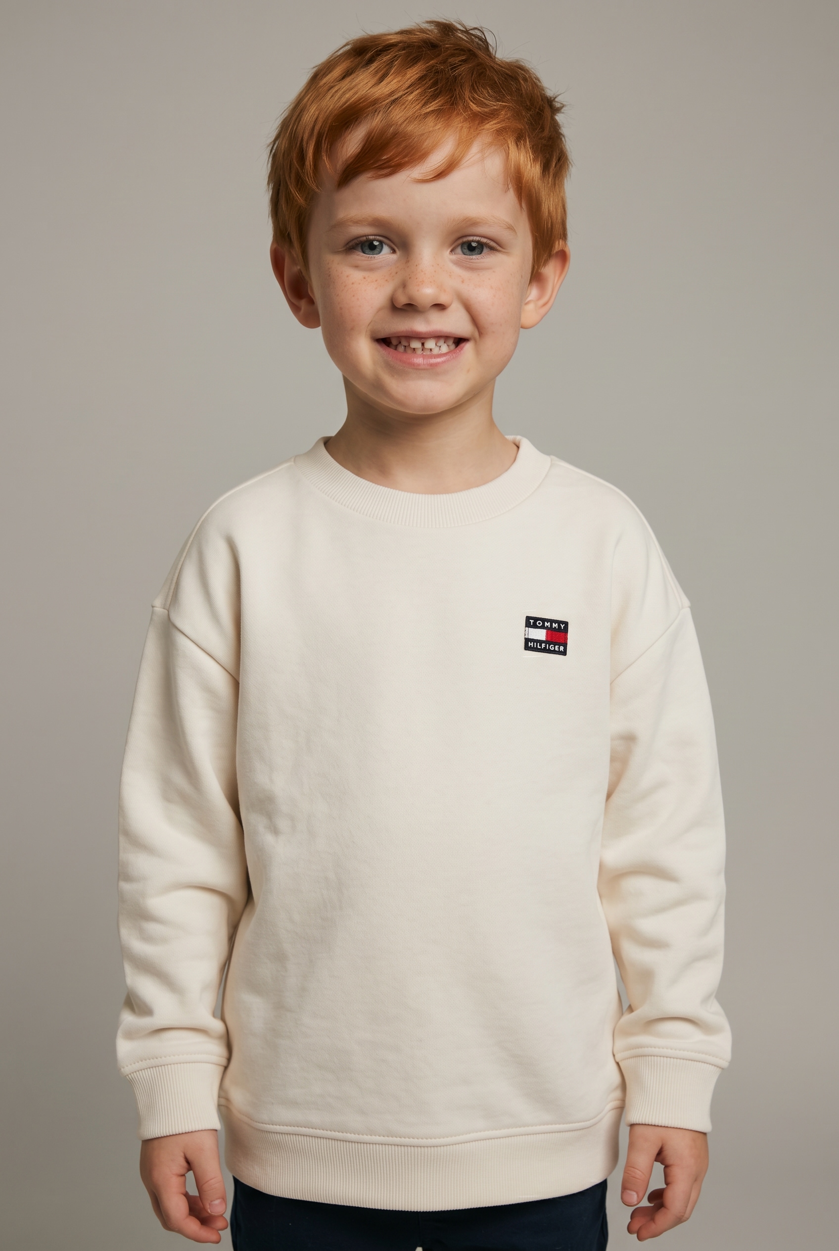 Tommy Hilfiger Sweatshirt , Rundhalsausschnitt, Regular Fit, Kinder bis 16 Jahre
