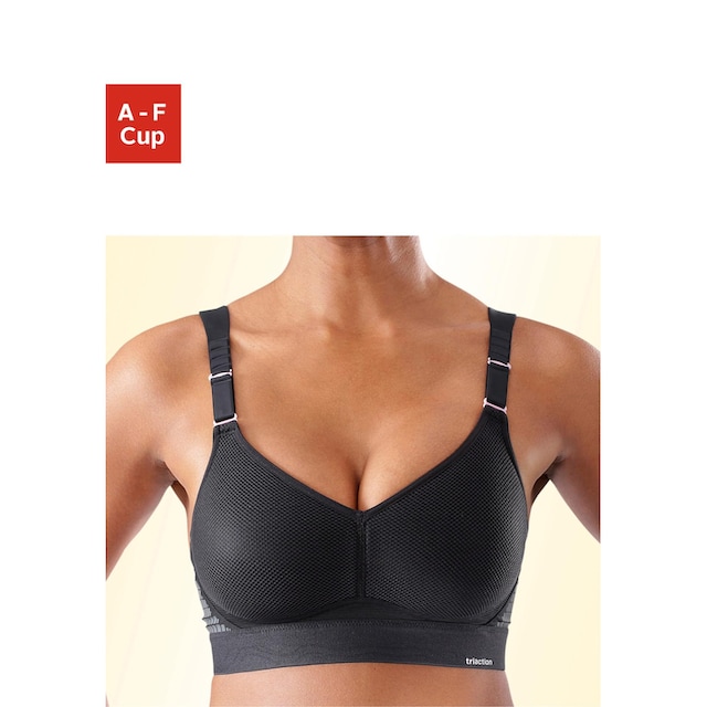 atmungsaktiven by kaufen »Triaction Spacer-Cups, Dessous ohne | Bügel, Hybrid mit P«, Basic Lite Triumph Sport-BH triaction BAUR