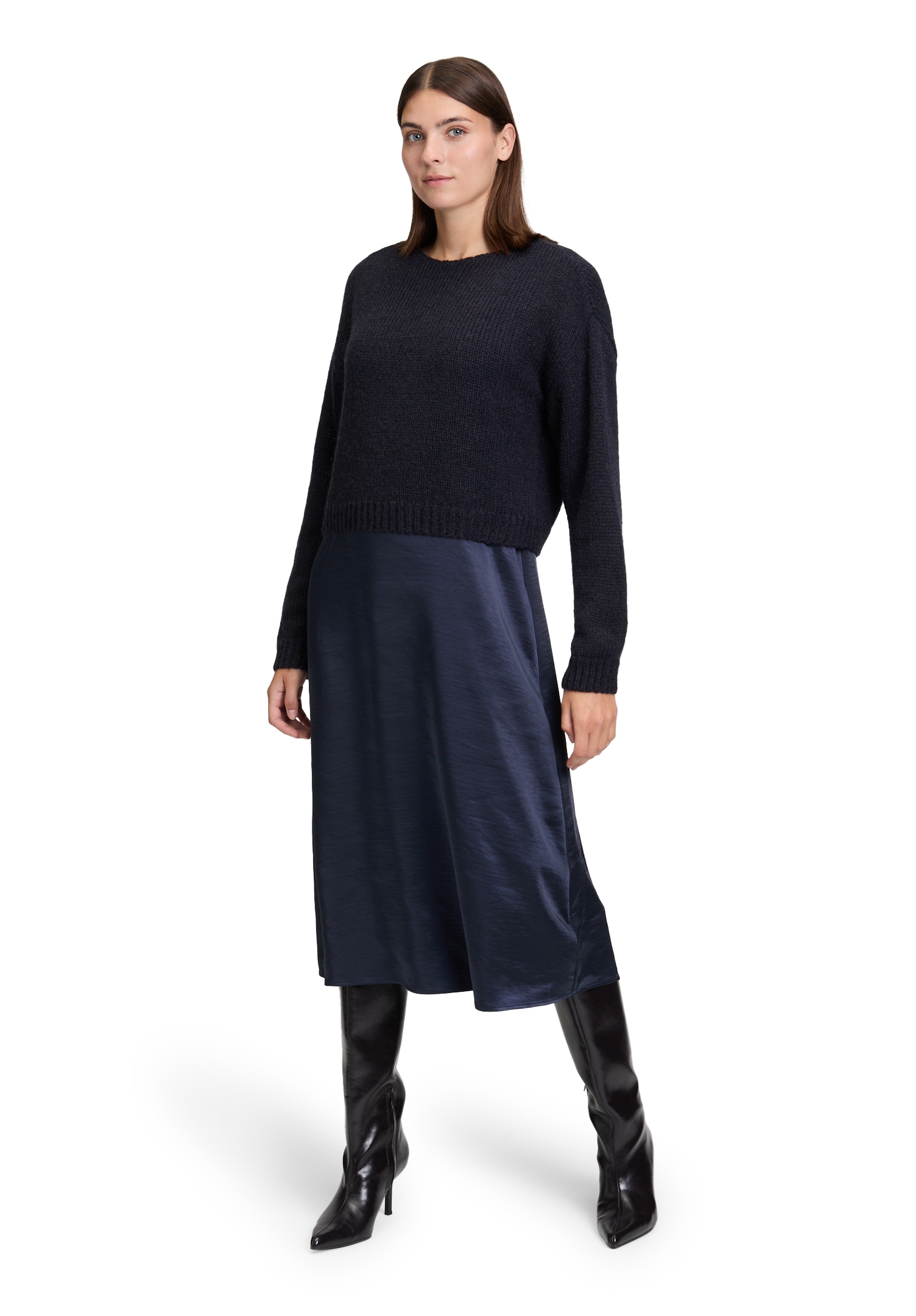 Vera Mont Druckkleid "Damen Casual-Kleid zweiteilig" Ohne Tasche Materialmi günstig online kaufen