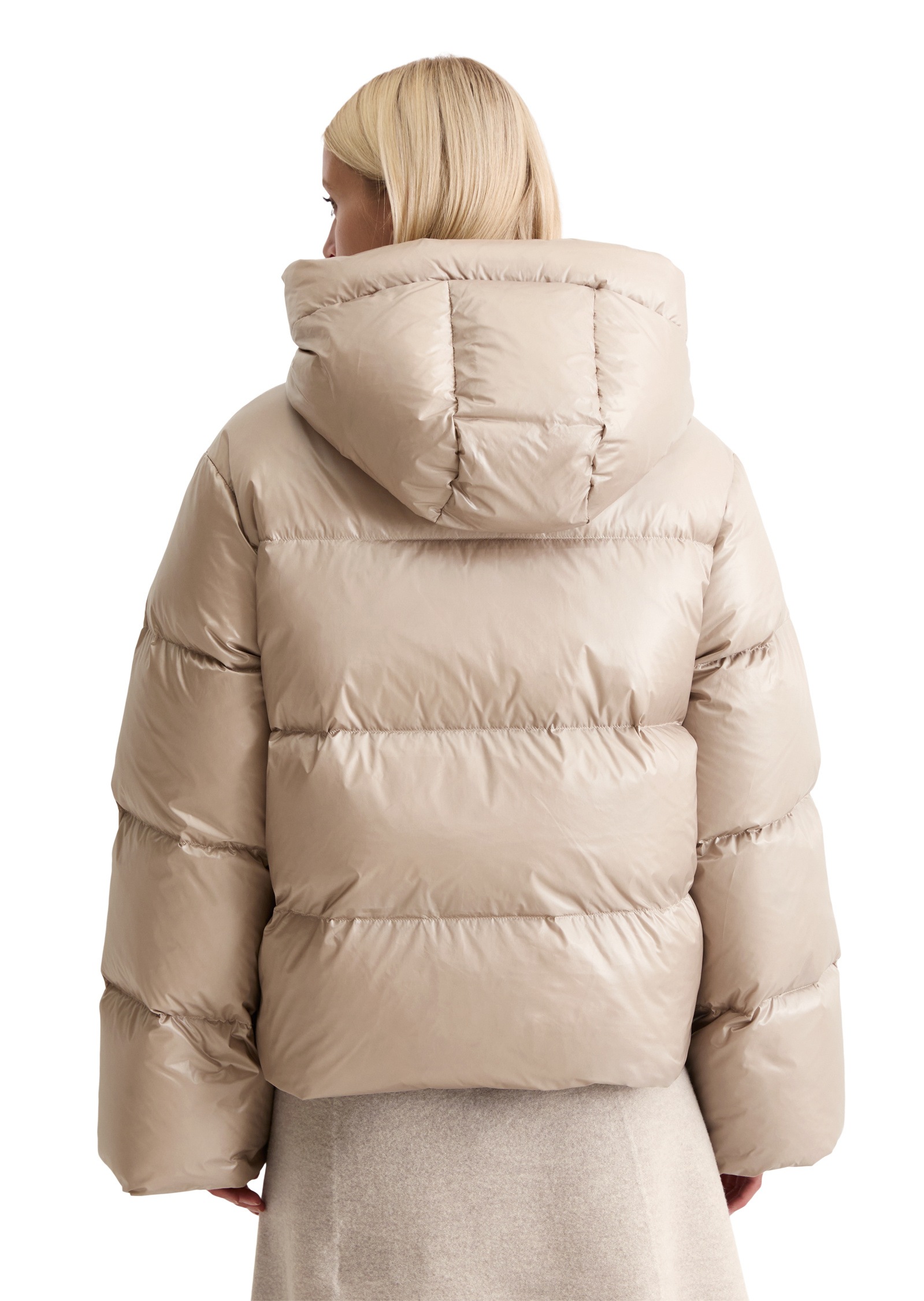 Thumbnail - Marc OPolo Outdoorjacke "aus glänzendem Nylon" mit Kapuze